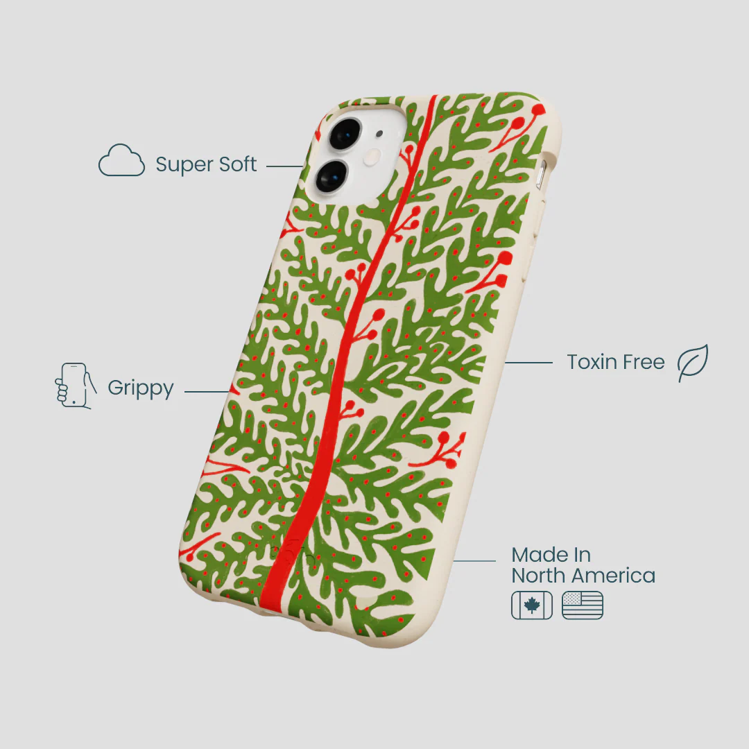 Seashell Festive Foliage iPhone 11 Case - Image 4