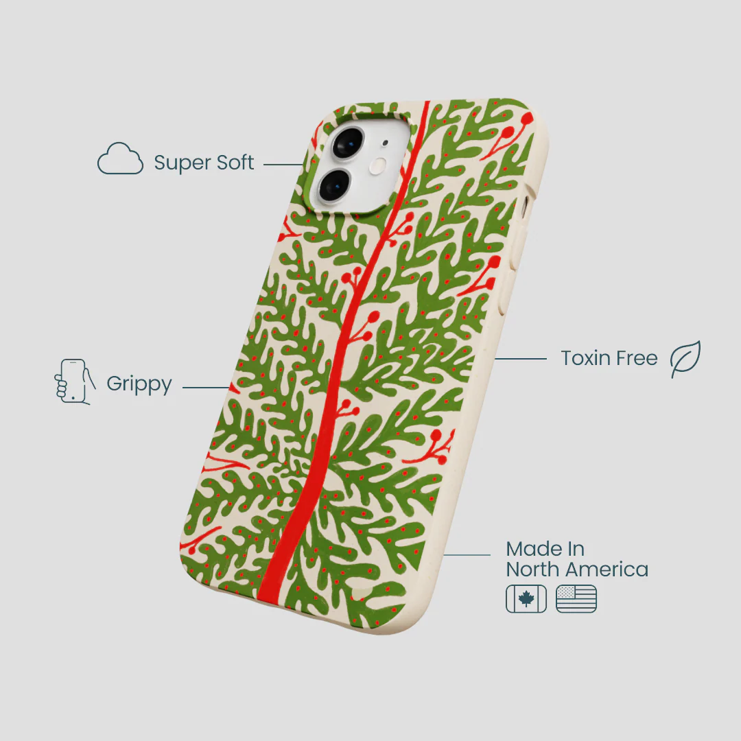 Seashell Festive Foliage iPhone 12/ iPhone 12 Pro Case - Image 4