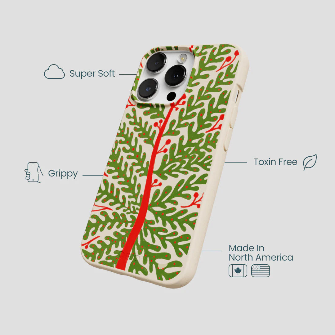 Seashell Festive Foliage iPhone 13 Pro Case - Image 4