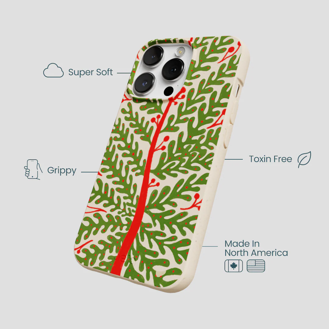 Seashell Festive Foliage iPhone 13 Pro Max Case - Image 4