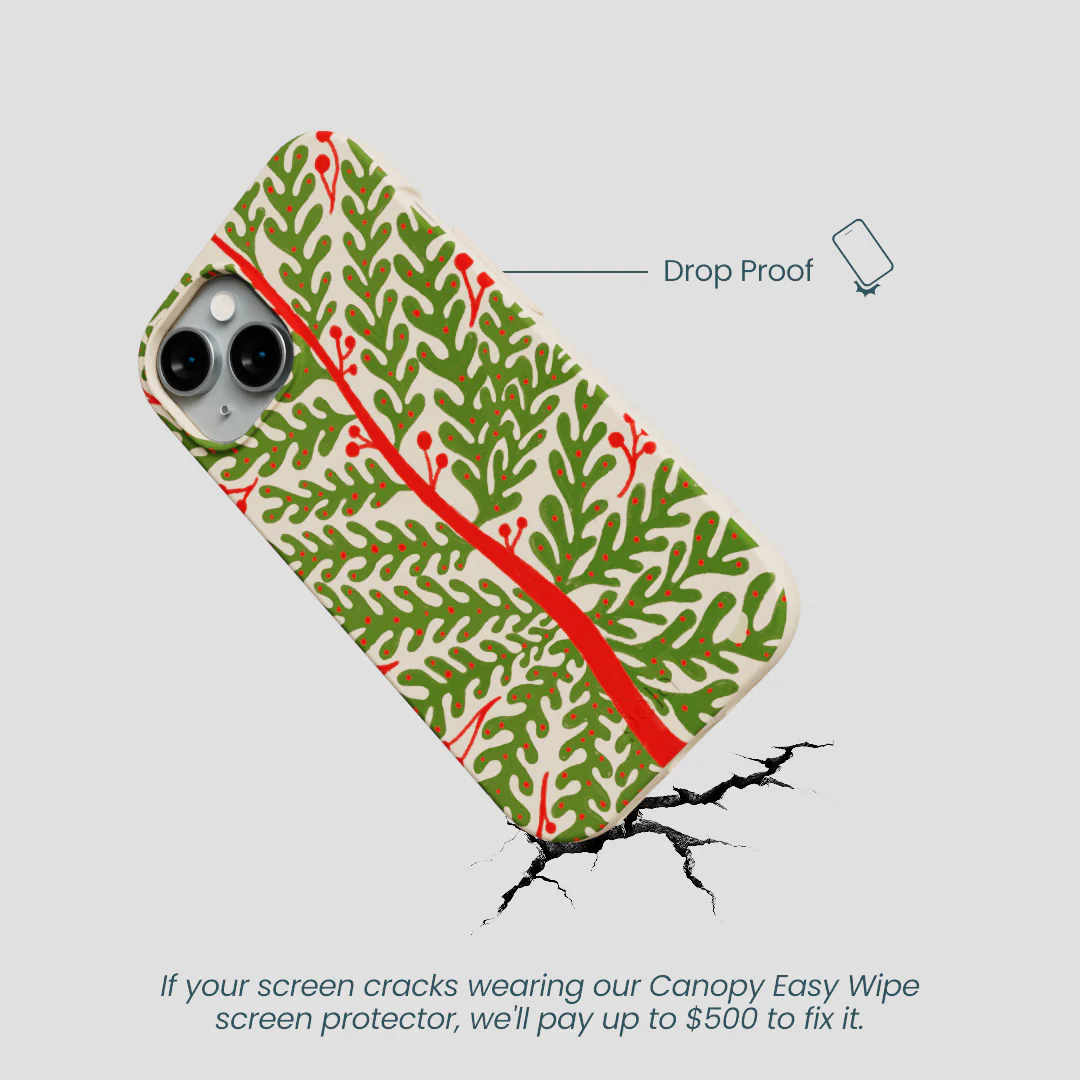 Seashell Festive Foliage iPhone 14 Case - Image 5