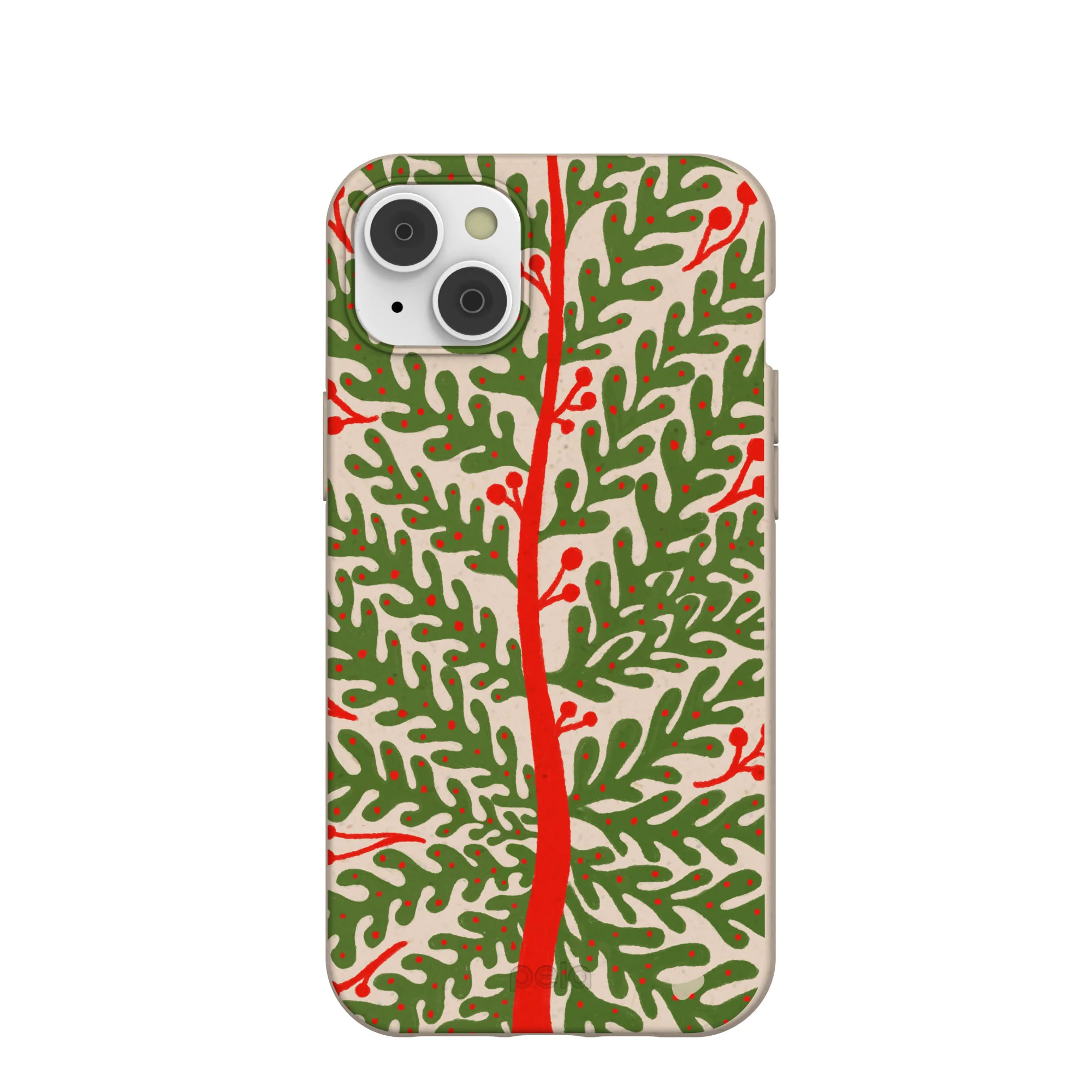 Seashell Festive Foliage iPhone 14 Plus Case
