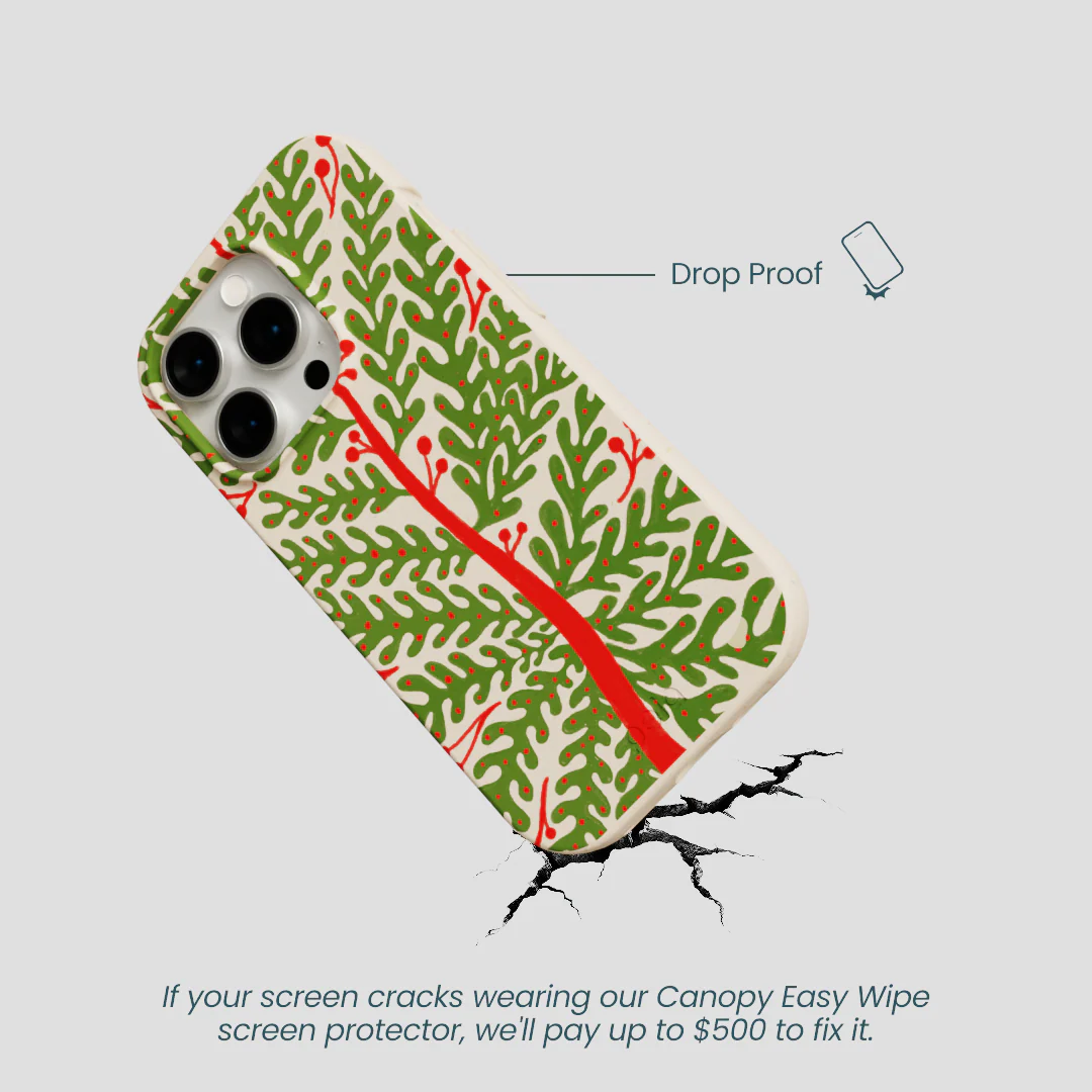 Seashell Festive Foliage iPhone 15 Pro Case - Image 5
