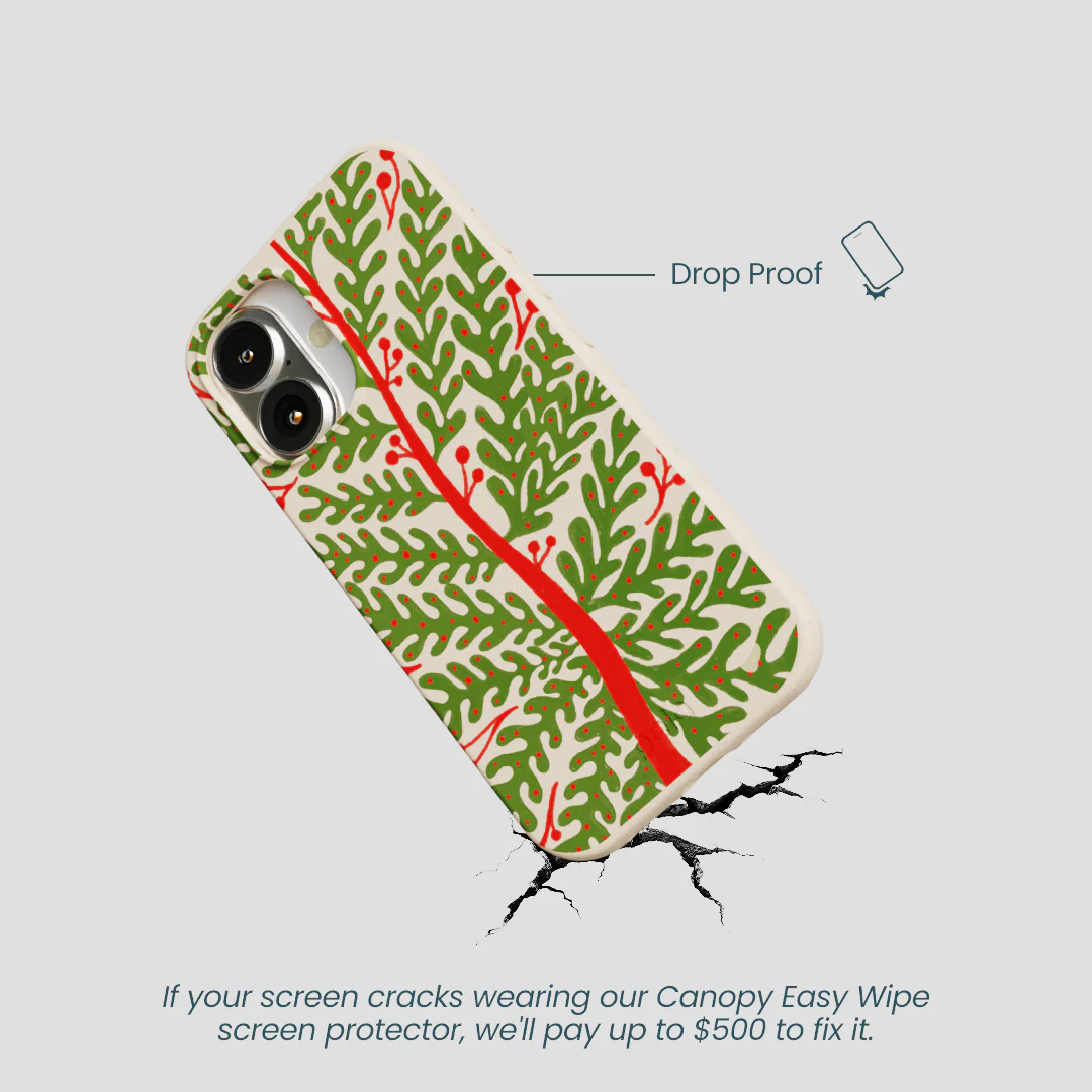Seashell Festive Foliage iPhone 16 Case - Image 5
