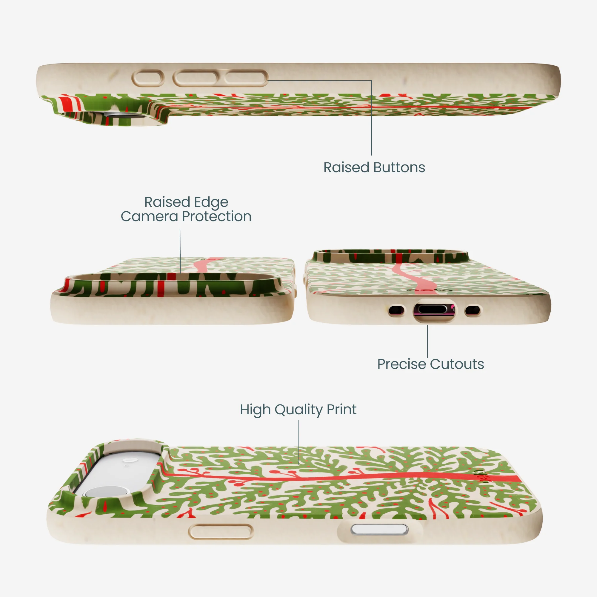 Seashell Festive Foliage iPhone Air Case - Image 3
