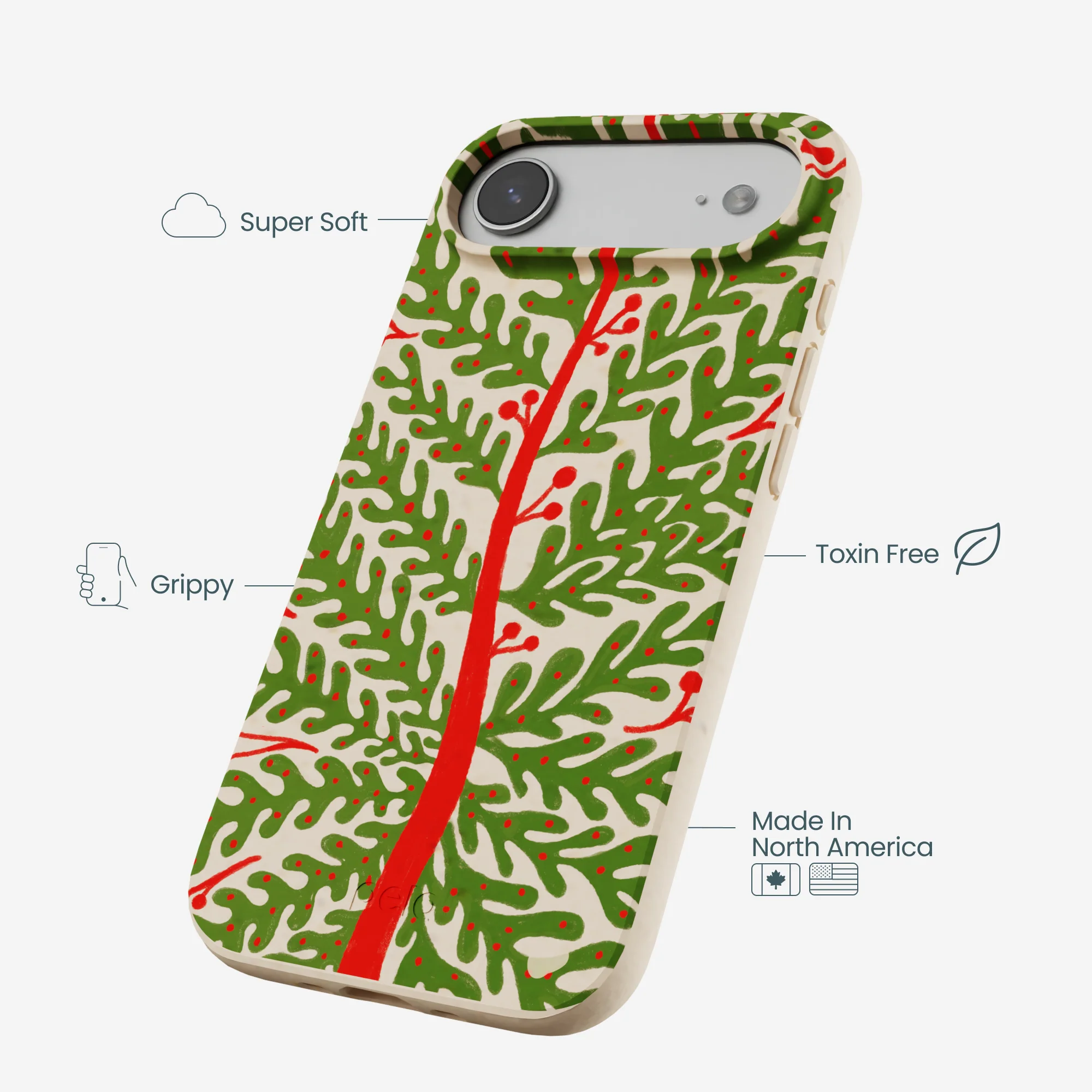Seashell Festive Foliage iPhone Air Case - Image 4