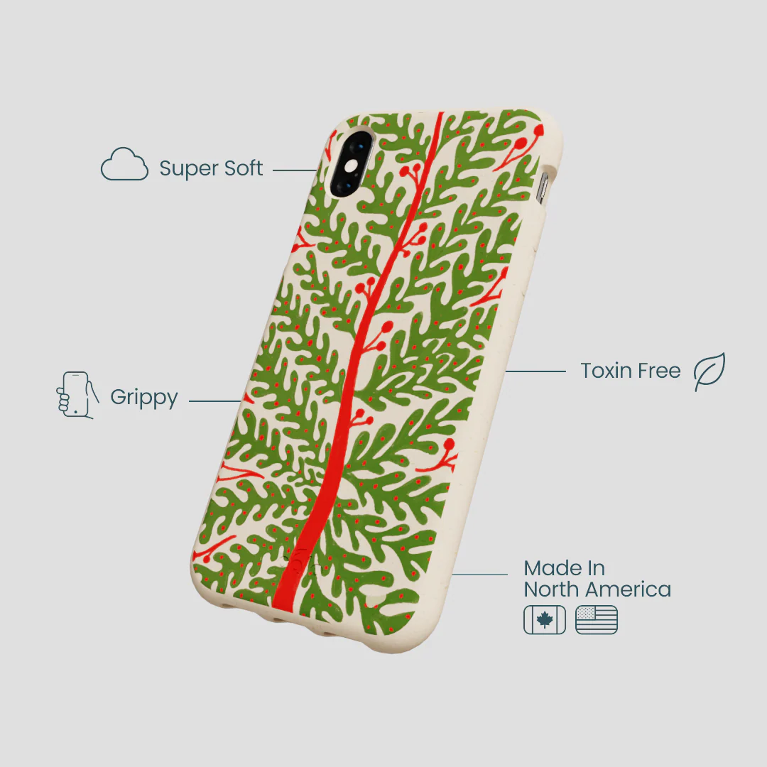 Seashell Festive Foliage iPhone XR Case - Image 4