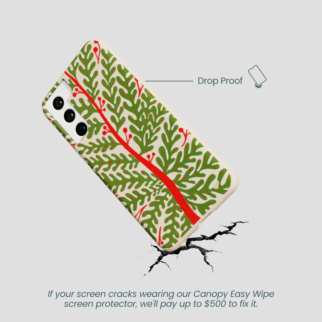 Seashell Festive Foliage Samsung Galaxy S21 Case - Image 5