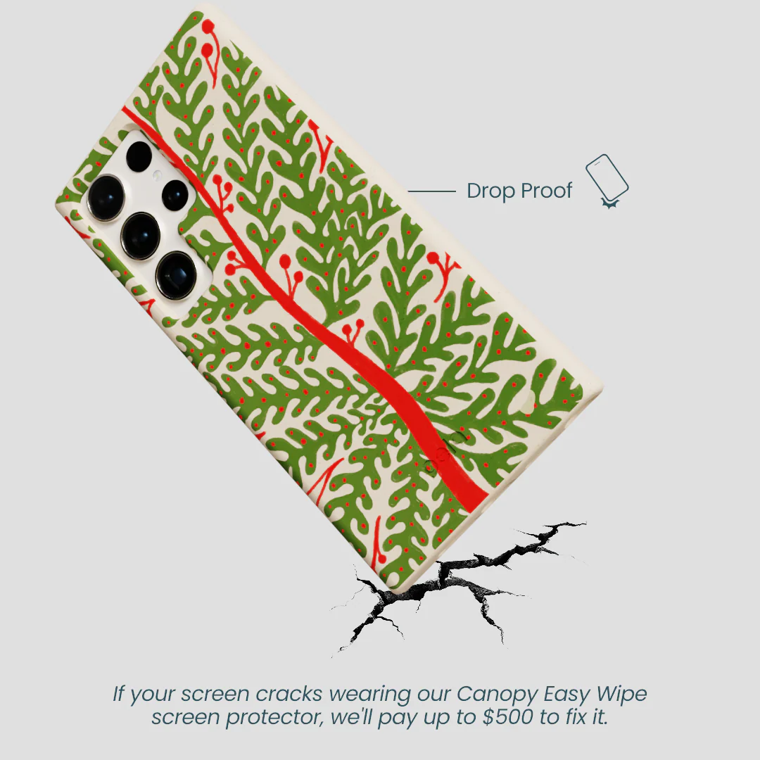 Seashell Festive Foliage Samsung Galaxy S24 Ultra Case - Image 5