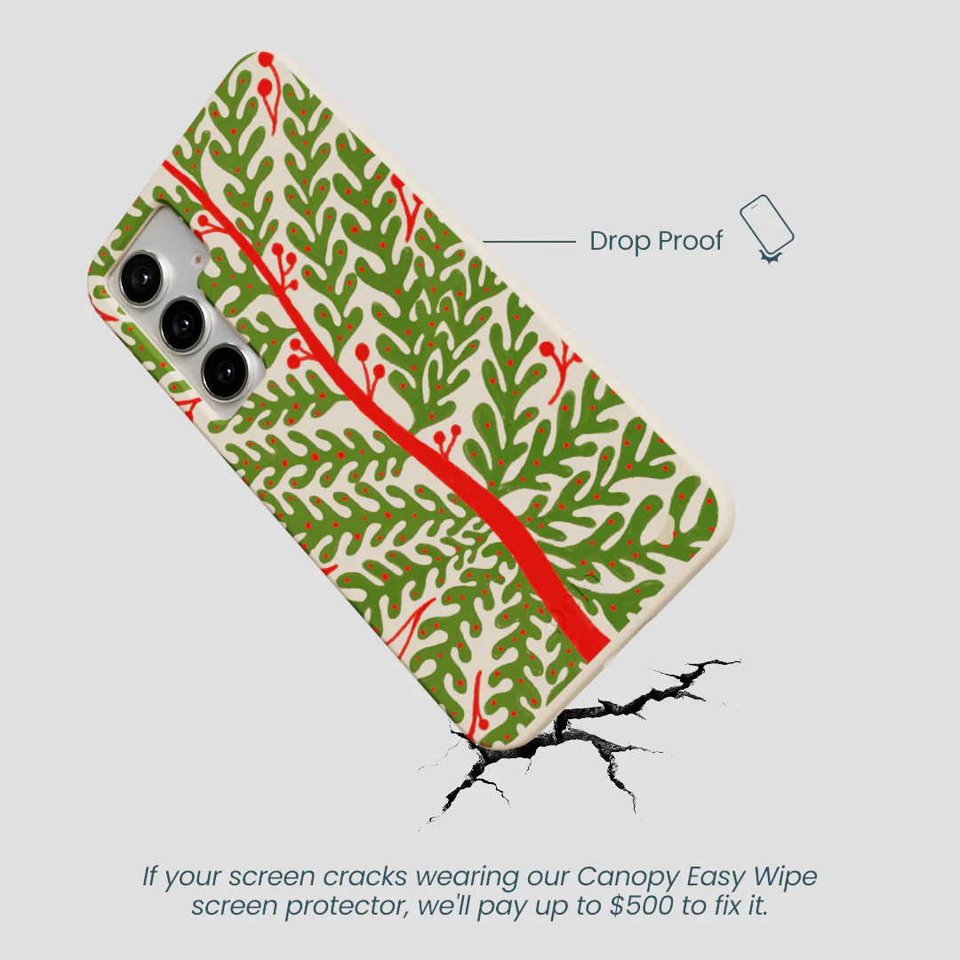 Seashell Festive Foliage Samsung Galaxy S25+(Plus) Case - Image 5