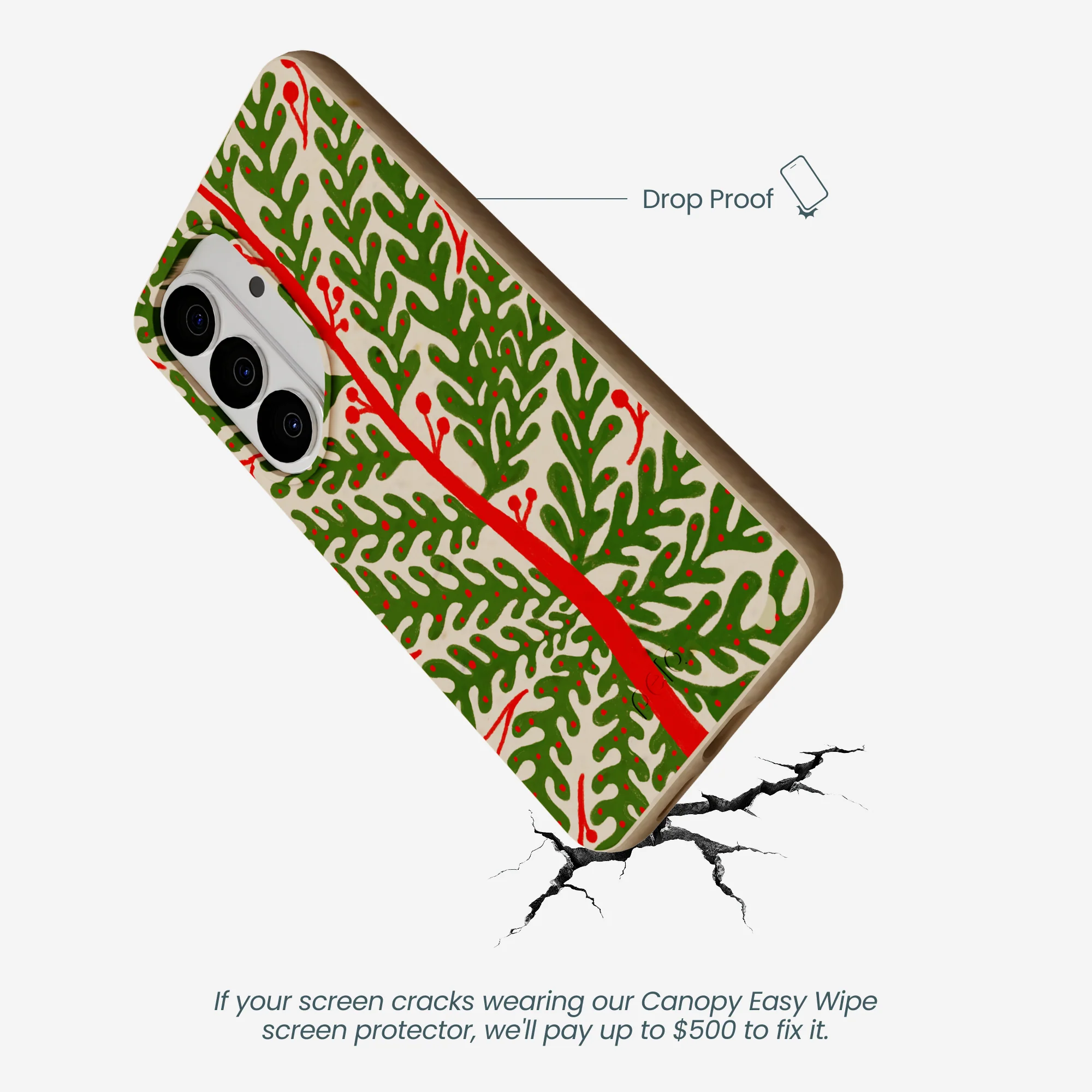Seashell Festive Foliage Samsung Galaxy S26 Case - Image 5