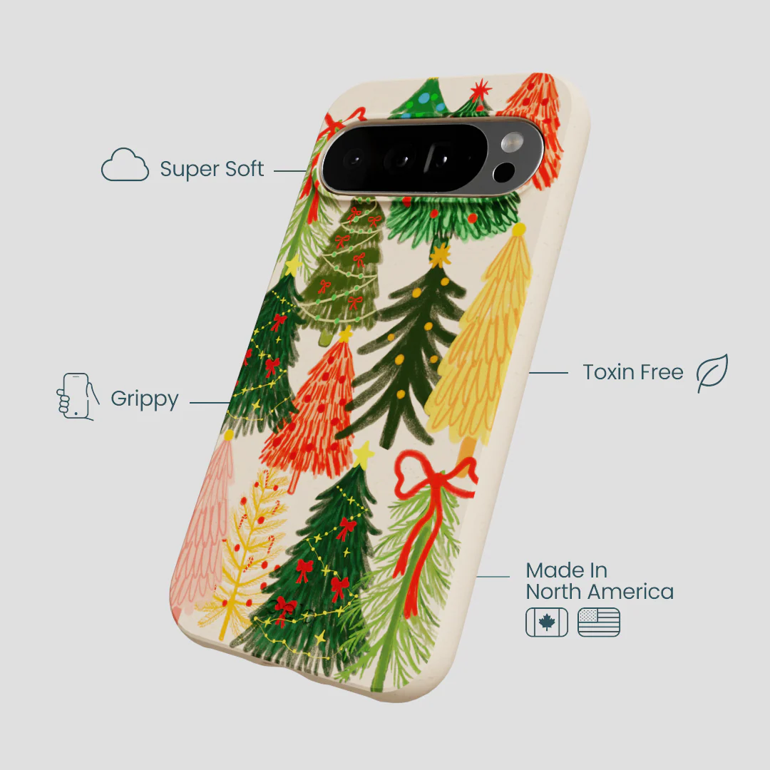 Seashell Festive Trees Google Pixel 10 Pro XL Case - Image 4