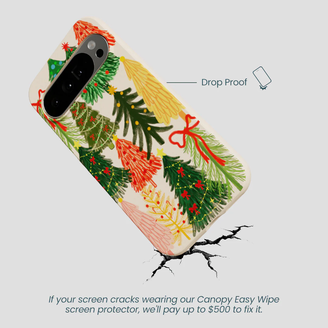 Seashell Festive Trees Google Pixel 10 Pro XL Case - Image 5