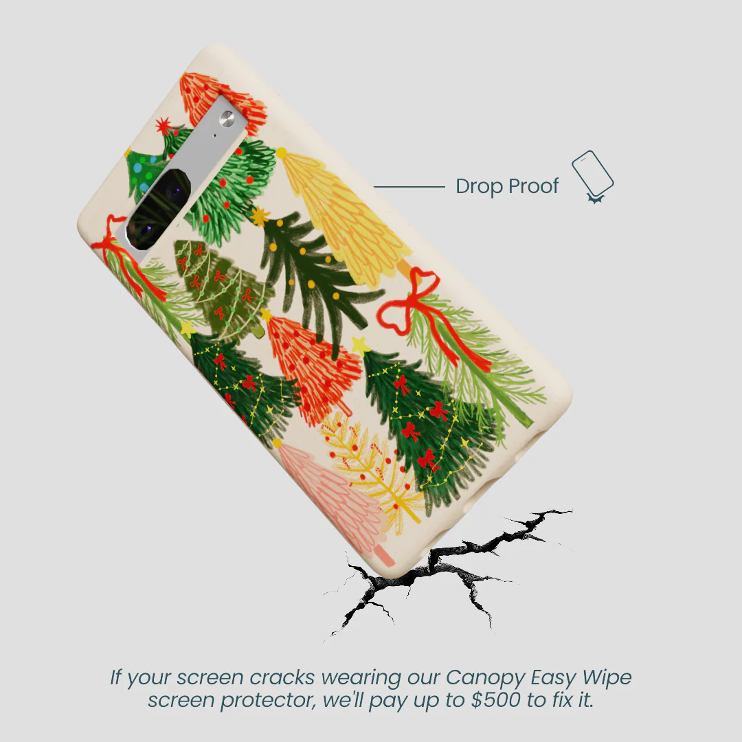 Seashell Festive Trees Google Pixel 7 Case - Image 5
