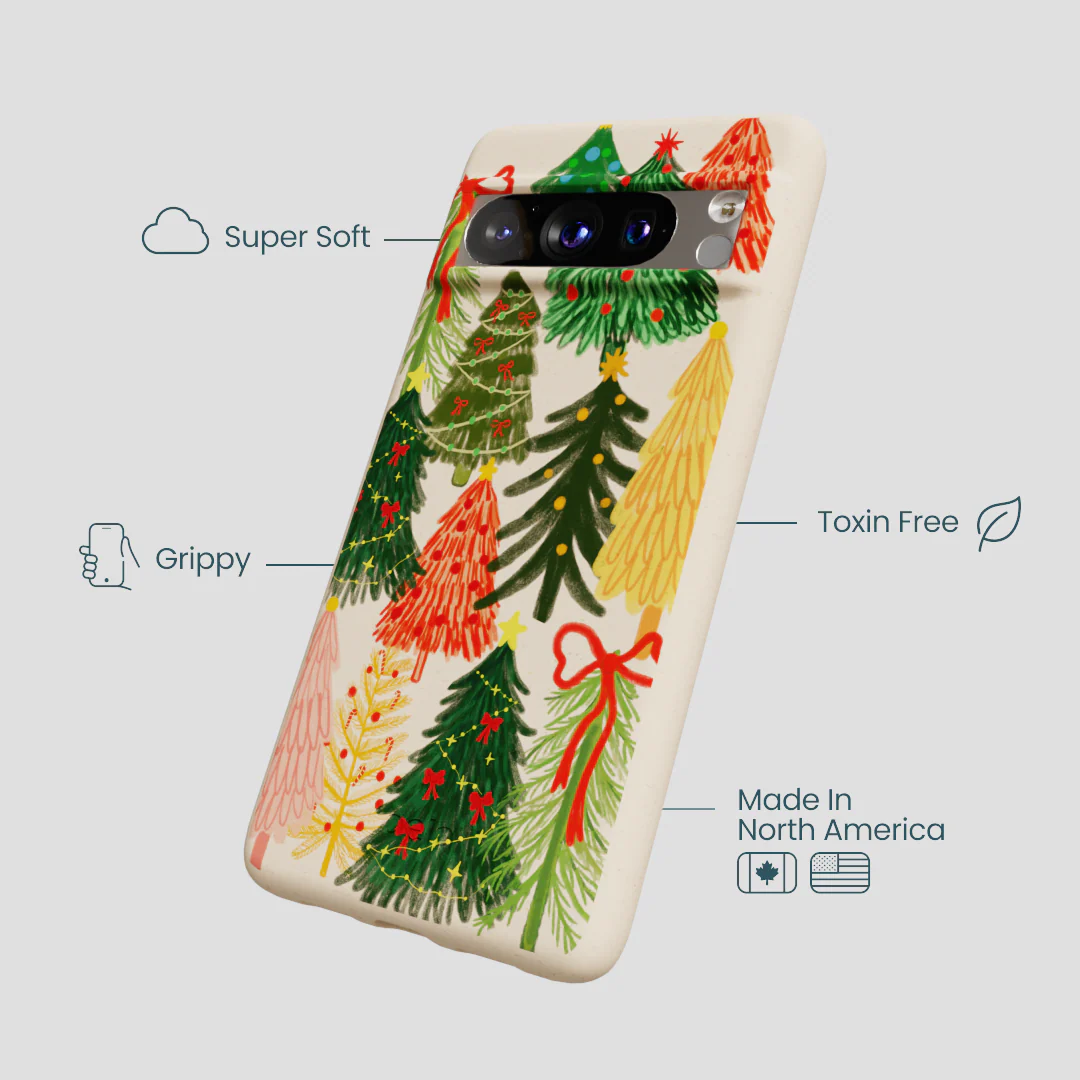 Seashell Festive Trees Google Pixel 8 Pro Case - Image 4