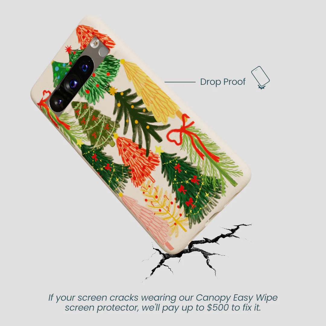 Seashell Festive Trees Google Pixel 8 Pro Case - Image 5