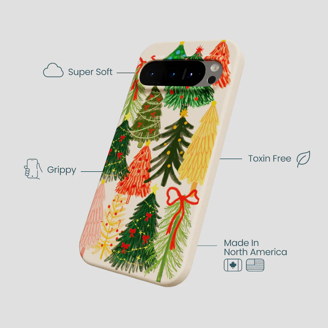 Seashell Festive Trees Google Pixel 9/9 Pro Case - Image 4