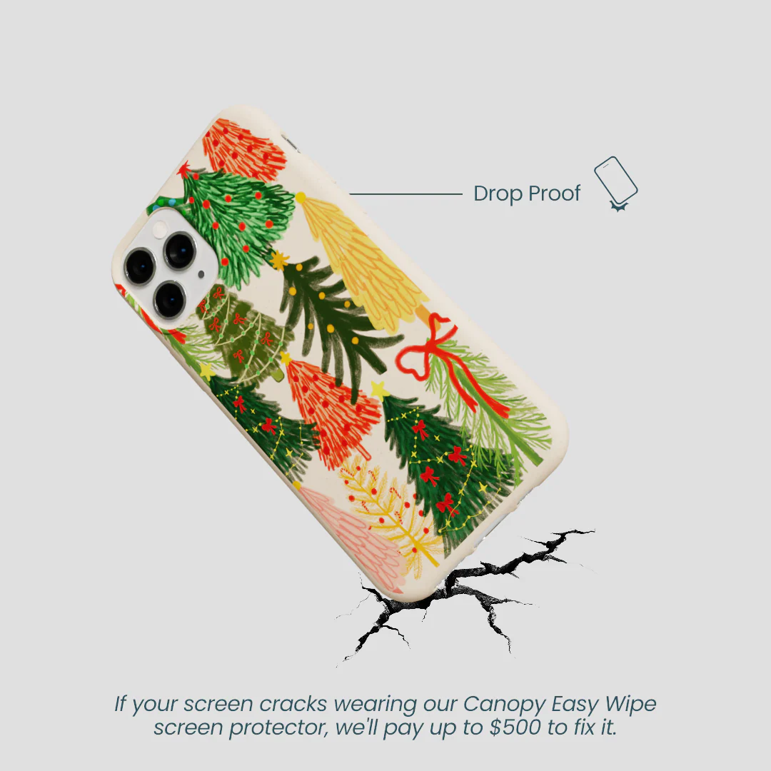 Seashell Festive Trees iPhone 11 Pro Case - Image 5