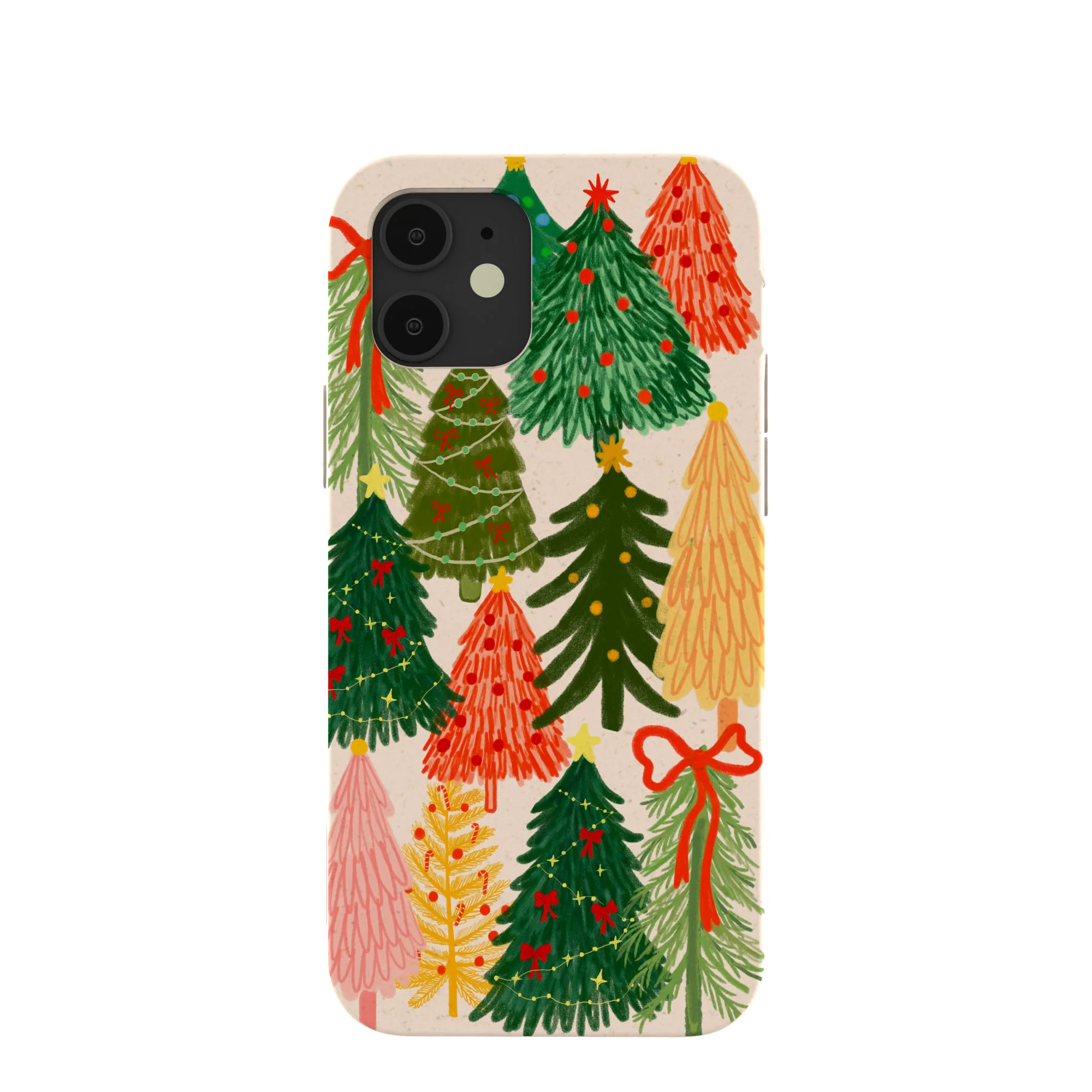 Seashell Festive Trees iPhone 12/ iPhone 12 Pro Case