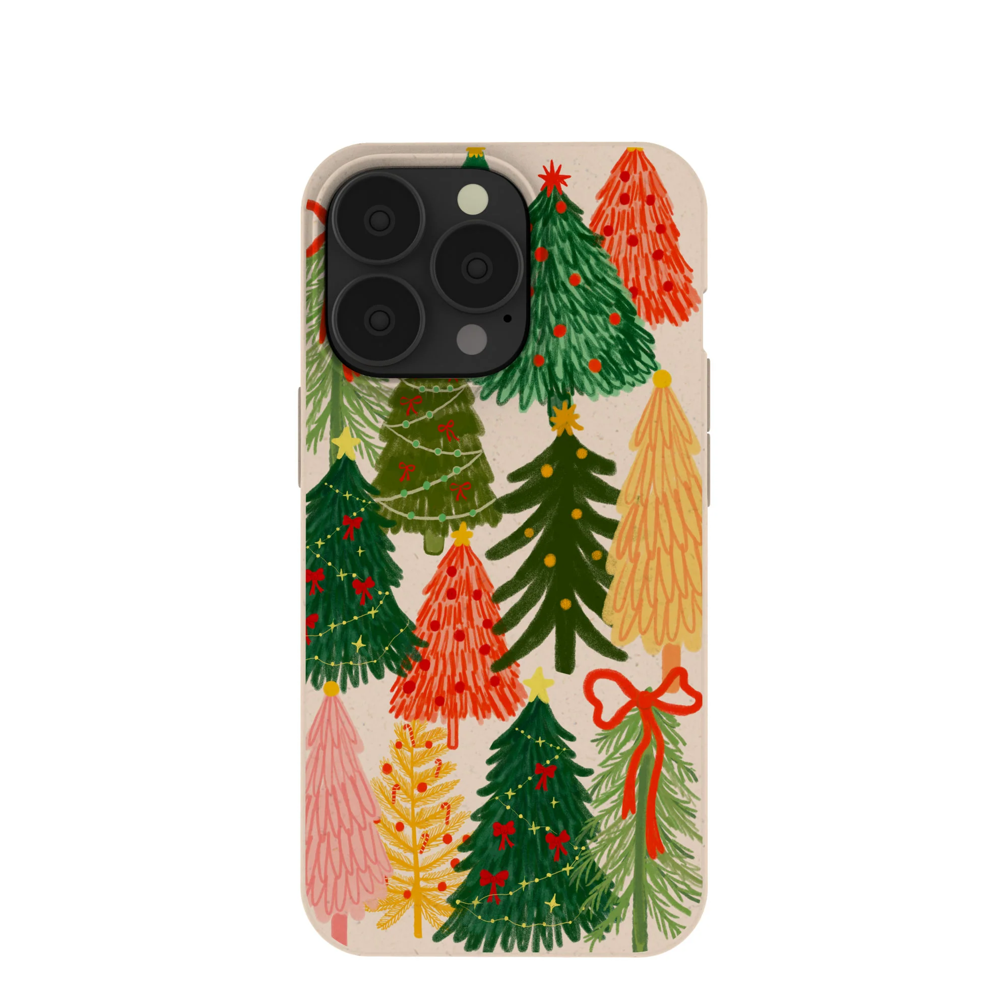Seashell Festive Trees iPhone 13 Pro Case