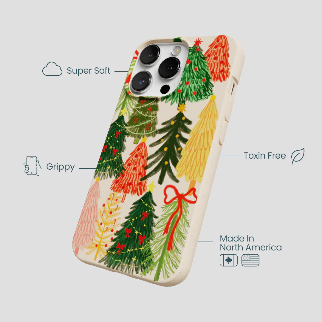 Seashell Festive Trees iPhone 13 Pro Max Case - Image 4