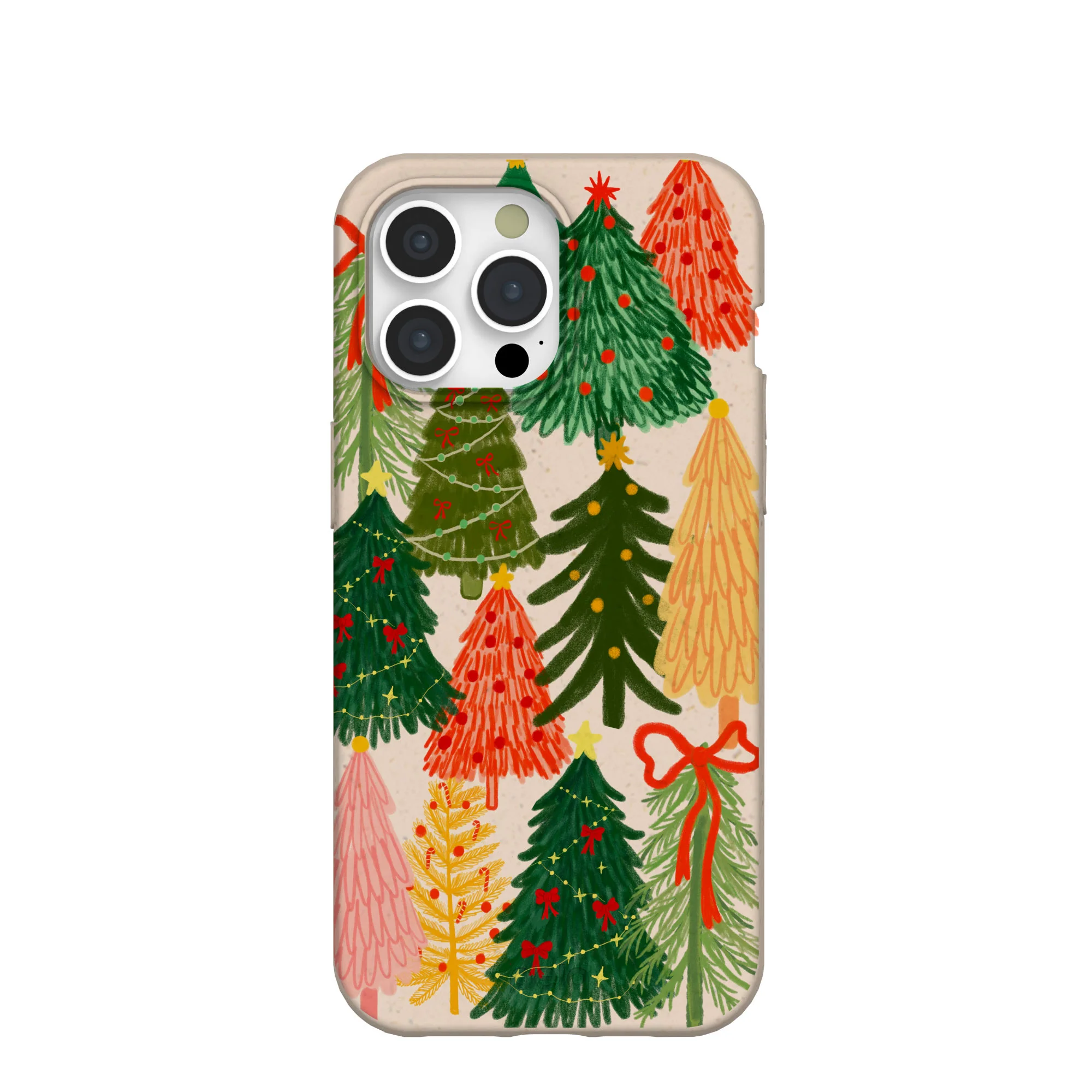 Seashell Festive Trees iPhone 15 Pro Max Case