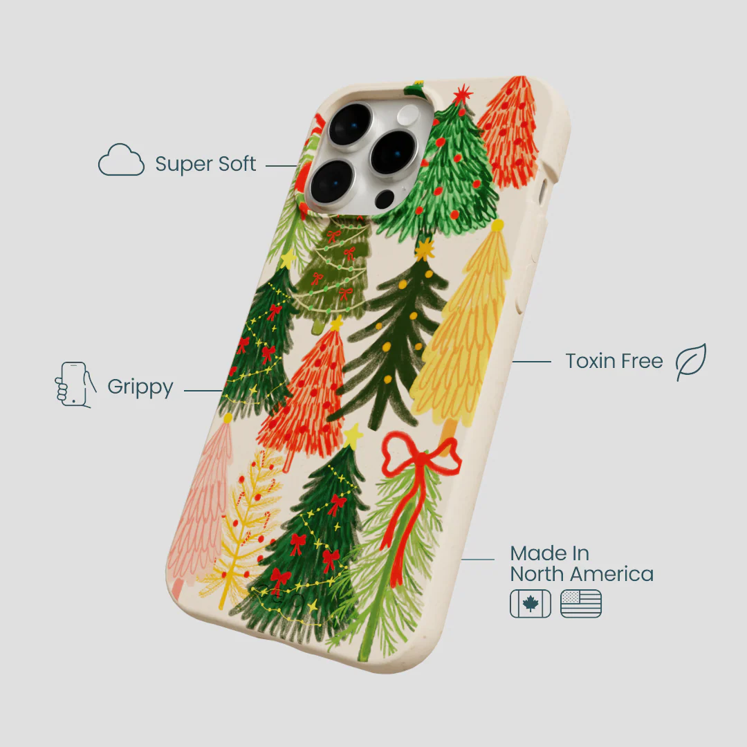 Seashell Festive Trees iPhone 15 Pro Max Case - Image 4