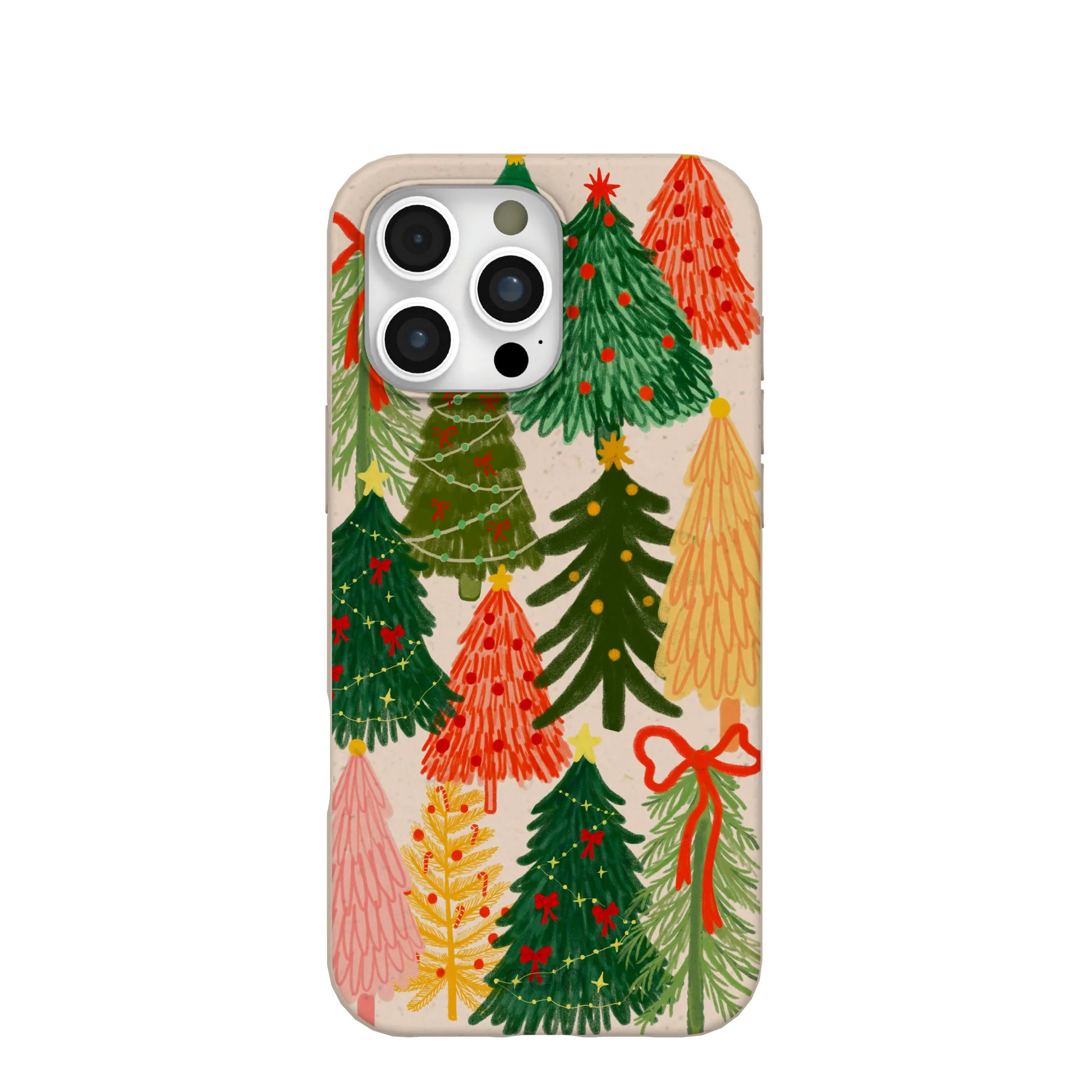 Seashell Festive Trees iPhone 16 Pro Max Case