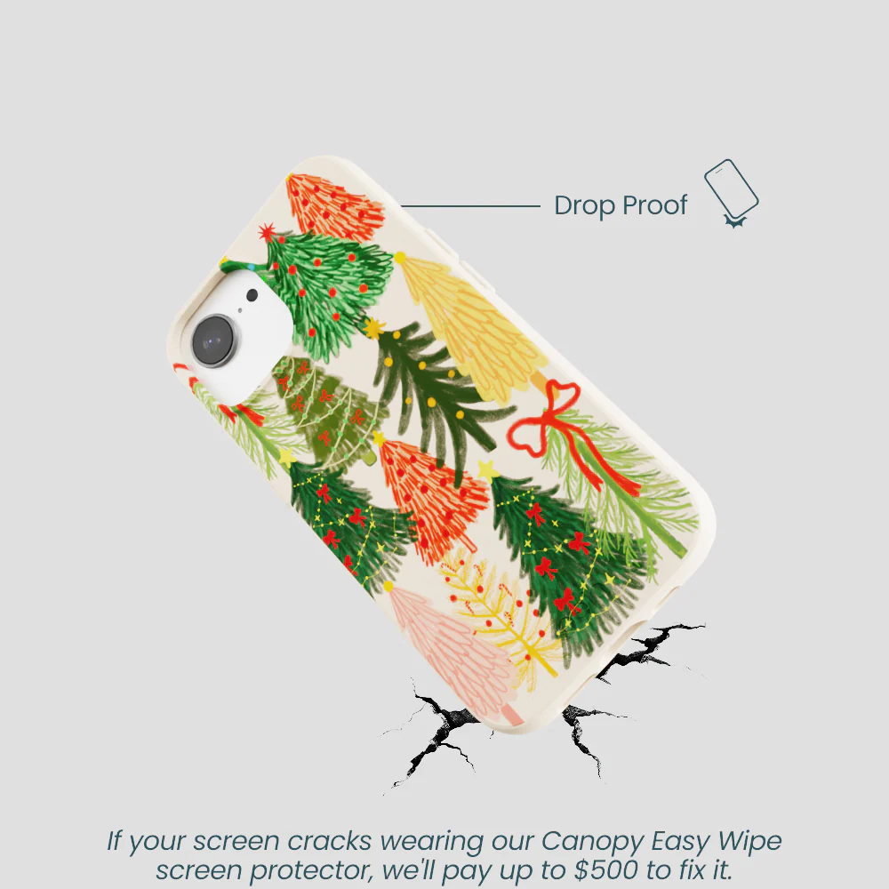 Seashell Festive Trees iPhone 16e/17e Case - Image 5