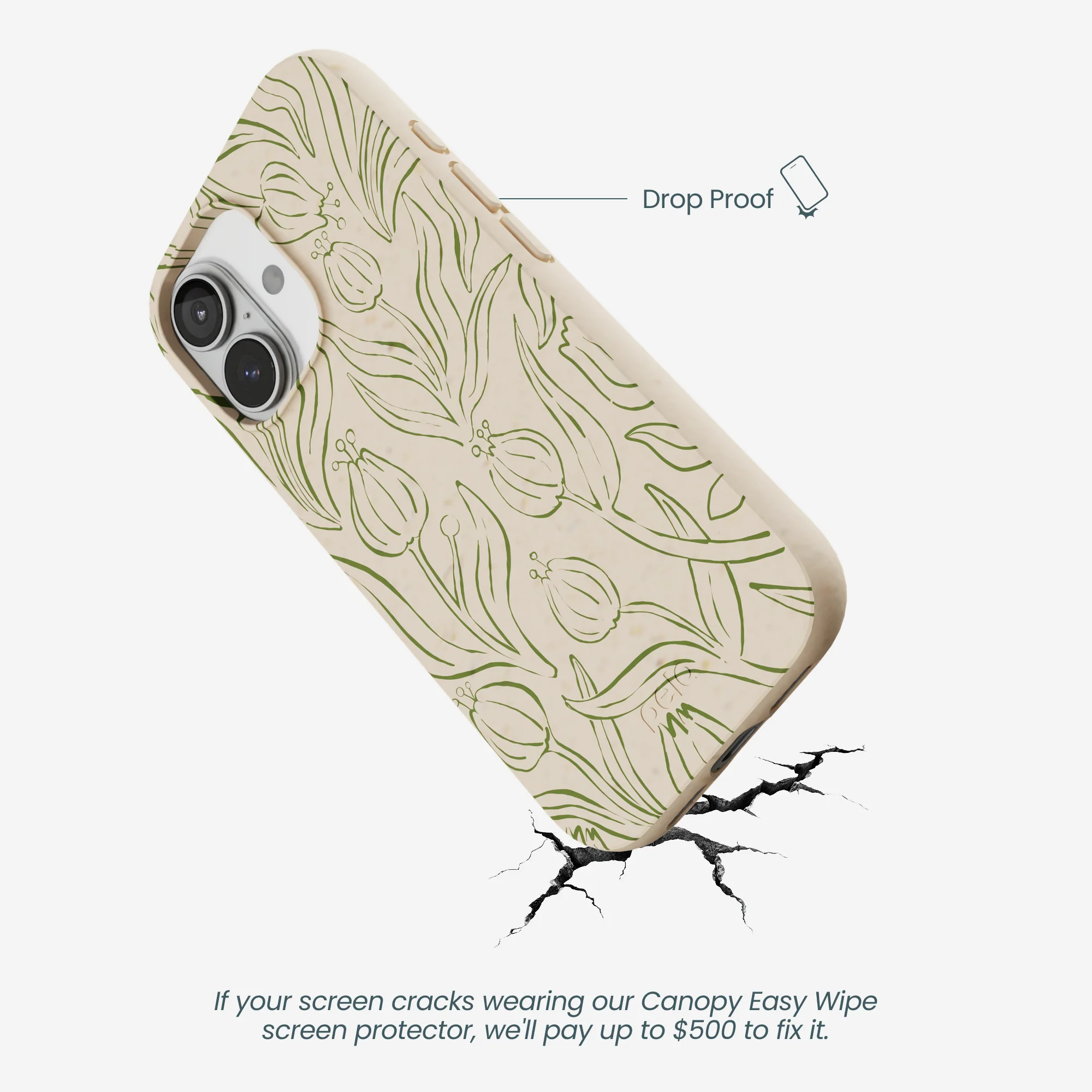 Seashell Floral Flow iPhone 17 Case - Image 5