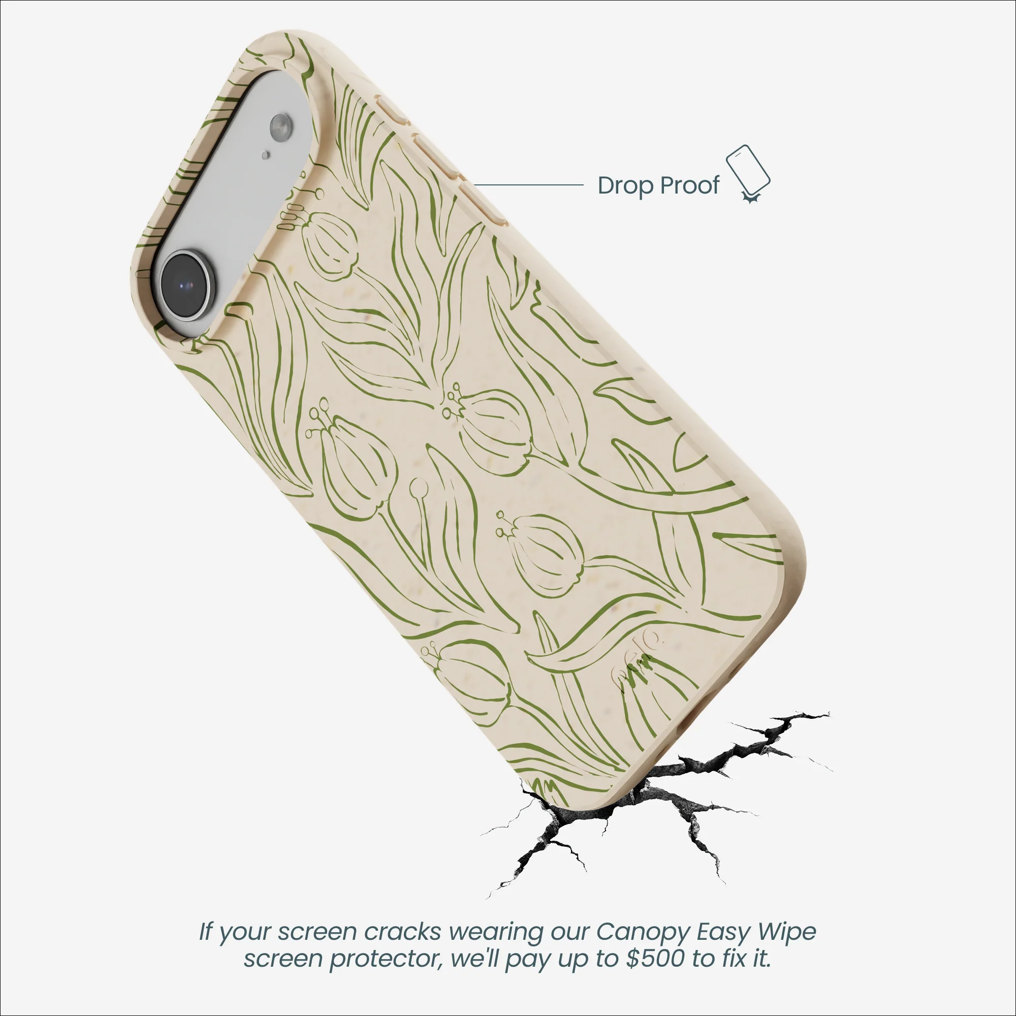 Seashell Floral Flow iPhone Air Case - Image 4