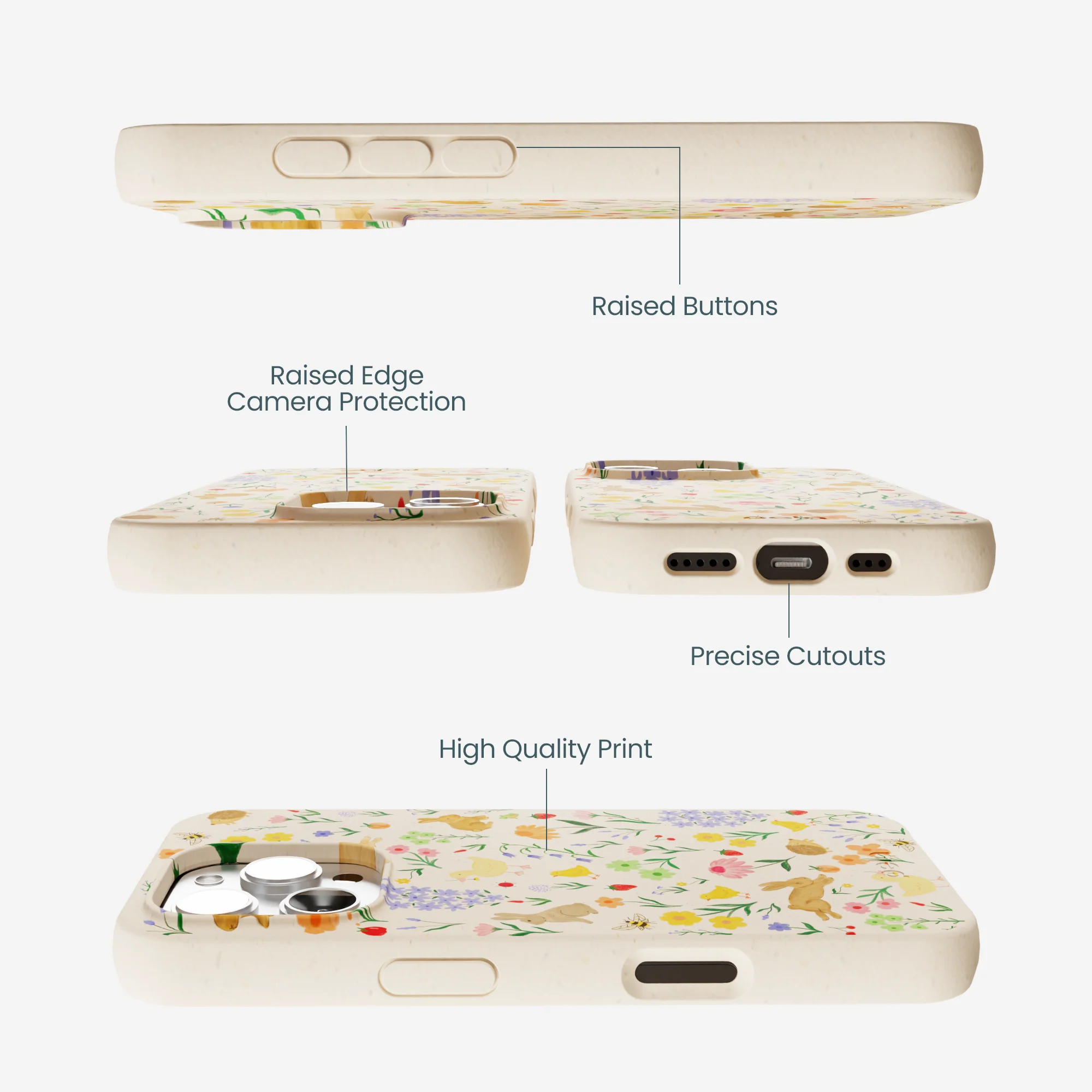 Seashell Flourish iPhone 16 Pro Max Case - Image 3