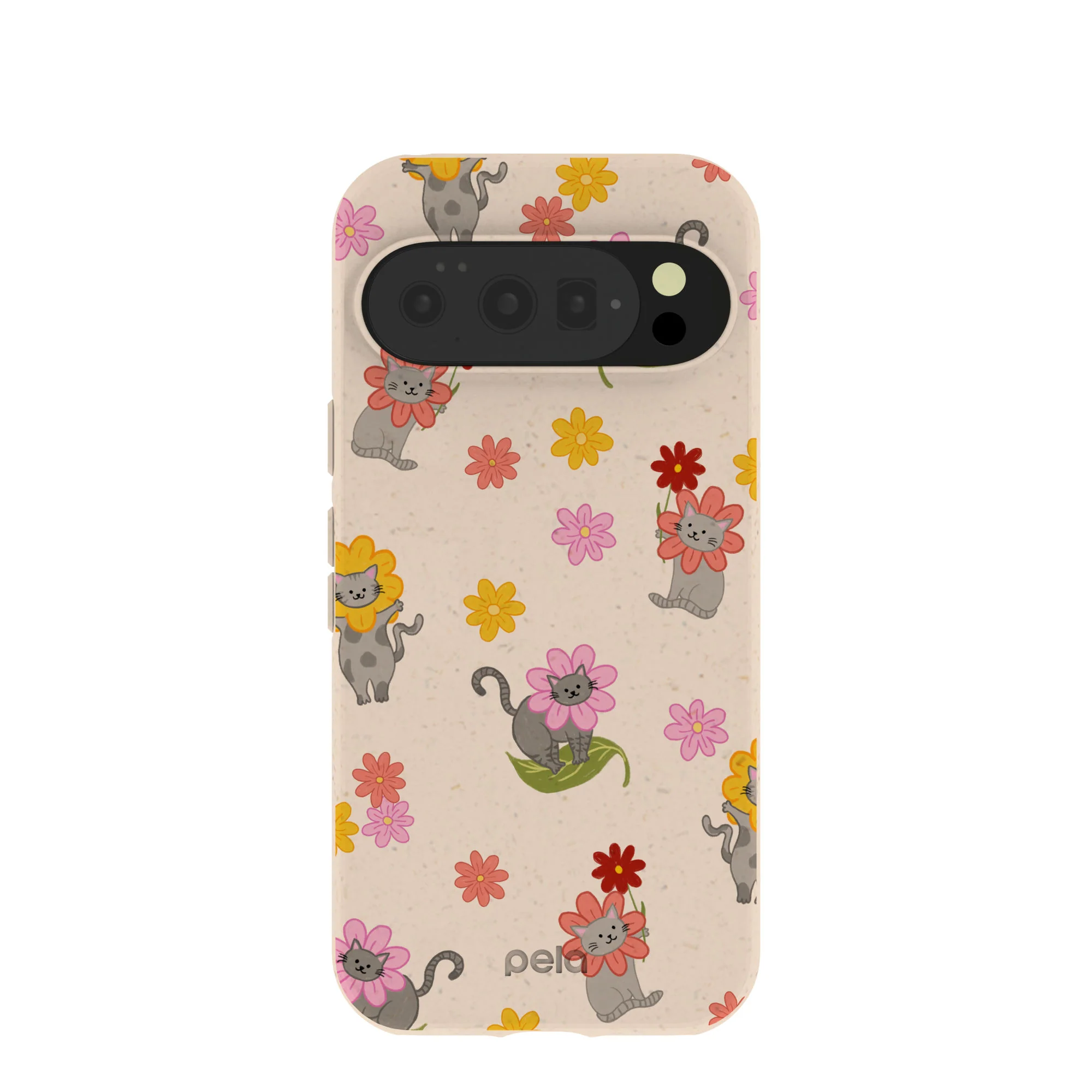 Seashell Flower Cats Google Pixel 10/10 Pro Case