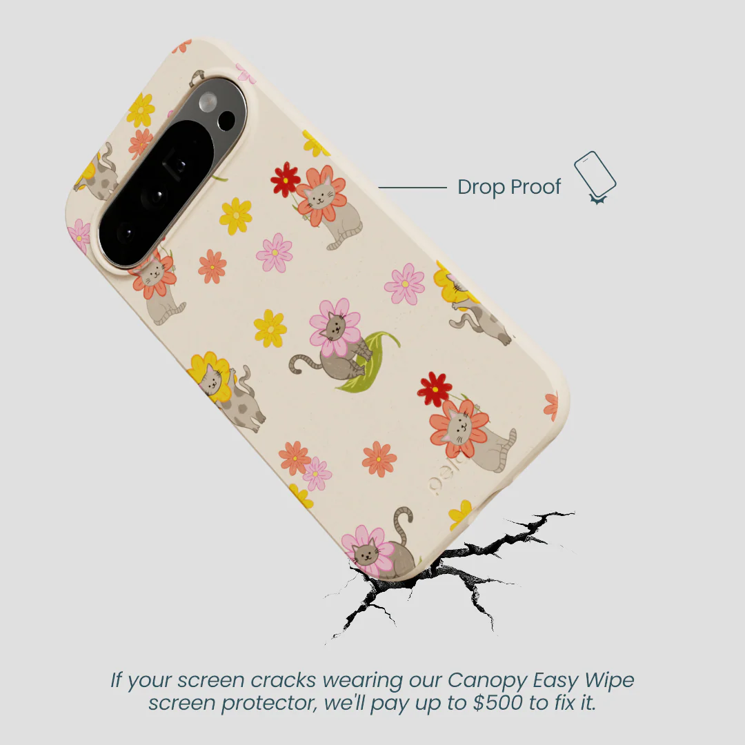 Seashell Flower Cats Google Pixel 10 Pro XL Case - Image 4