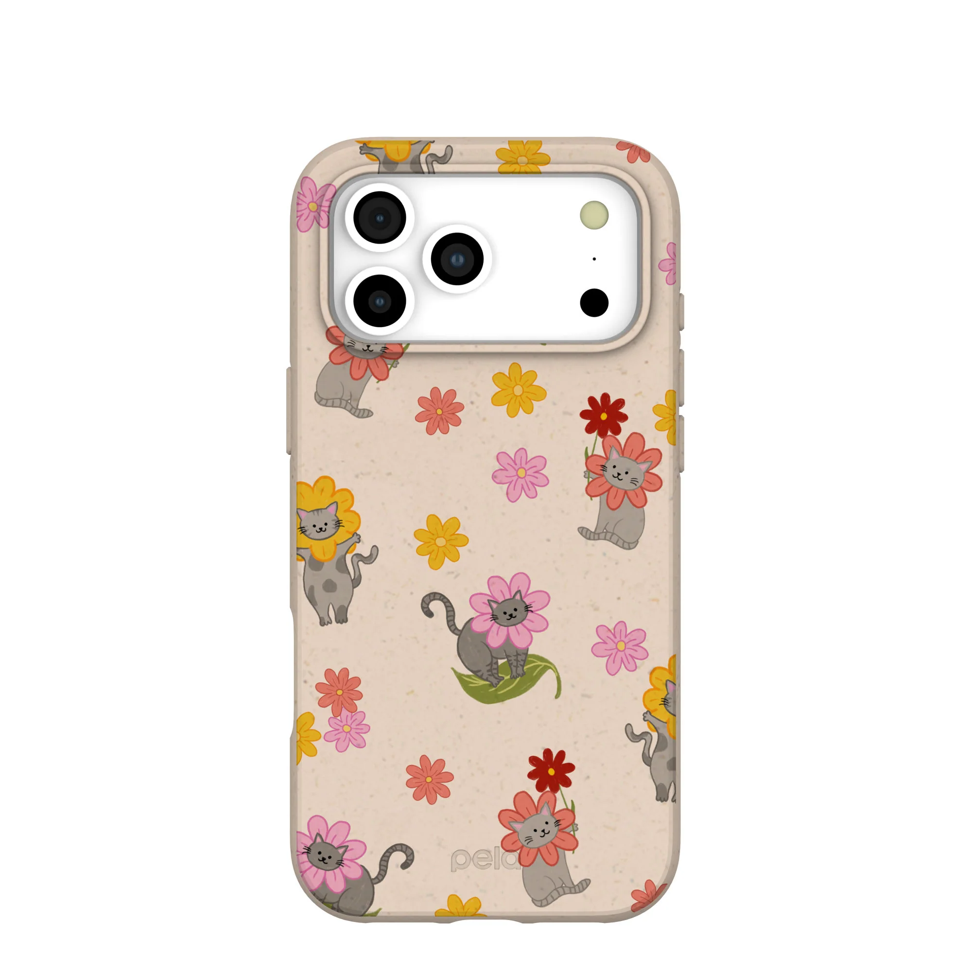 Seashell Flower Cats iPhone 17 Pro Max Case
