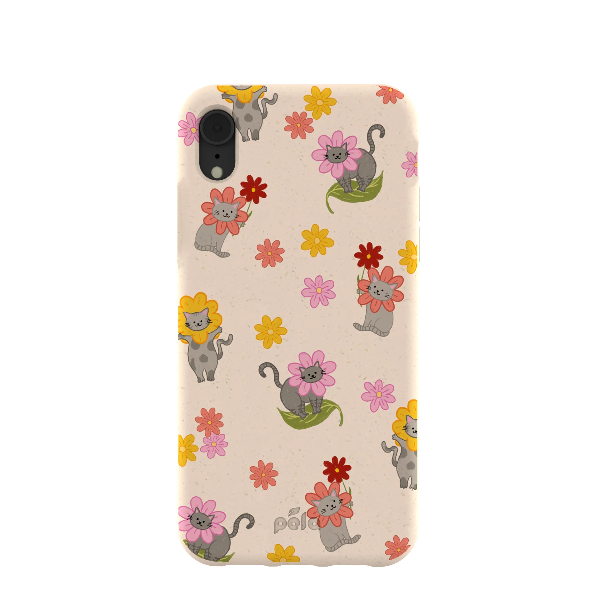 Seashell Flower Cats iPhone XR Case