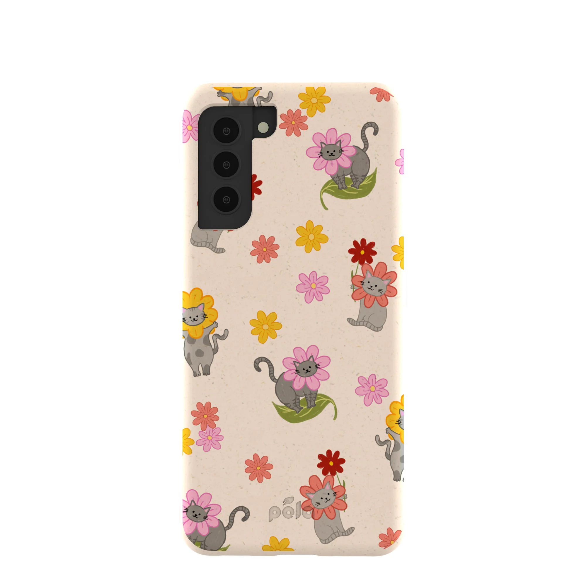 Seashell Flower Cats Samsung Galaxy S21 Case