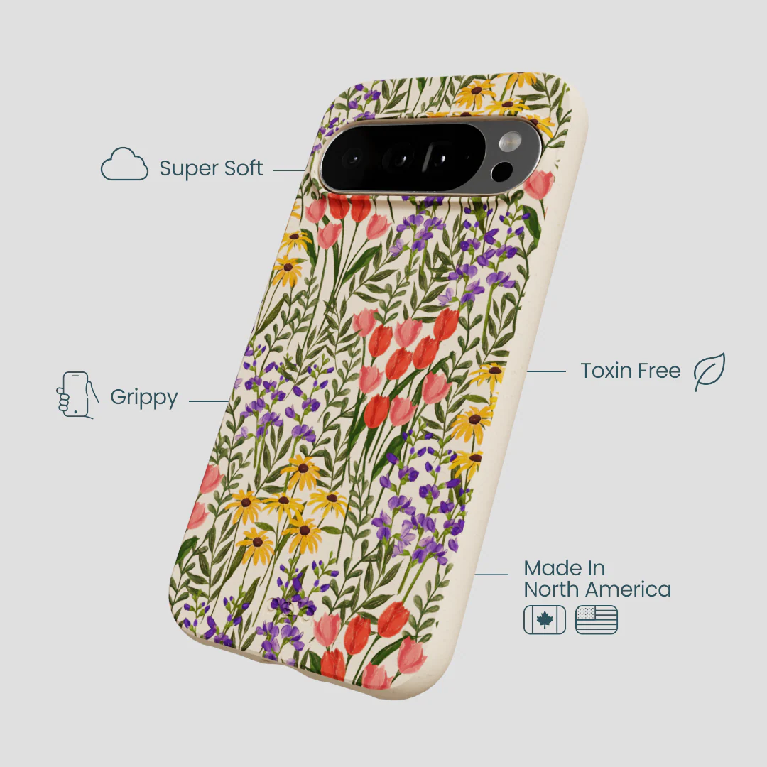 Seashell Flower Field Google Pixel 10 Pro XL Case - Image 4