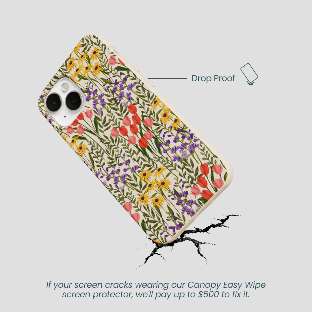 Seashell Flower Field iPhone 13 Case - Image 5