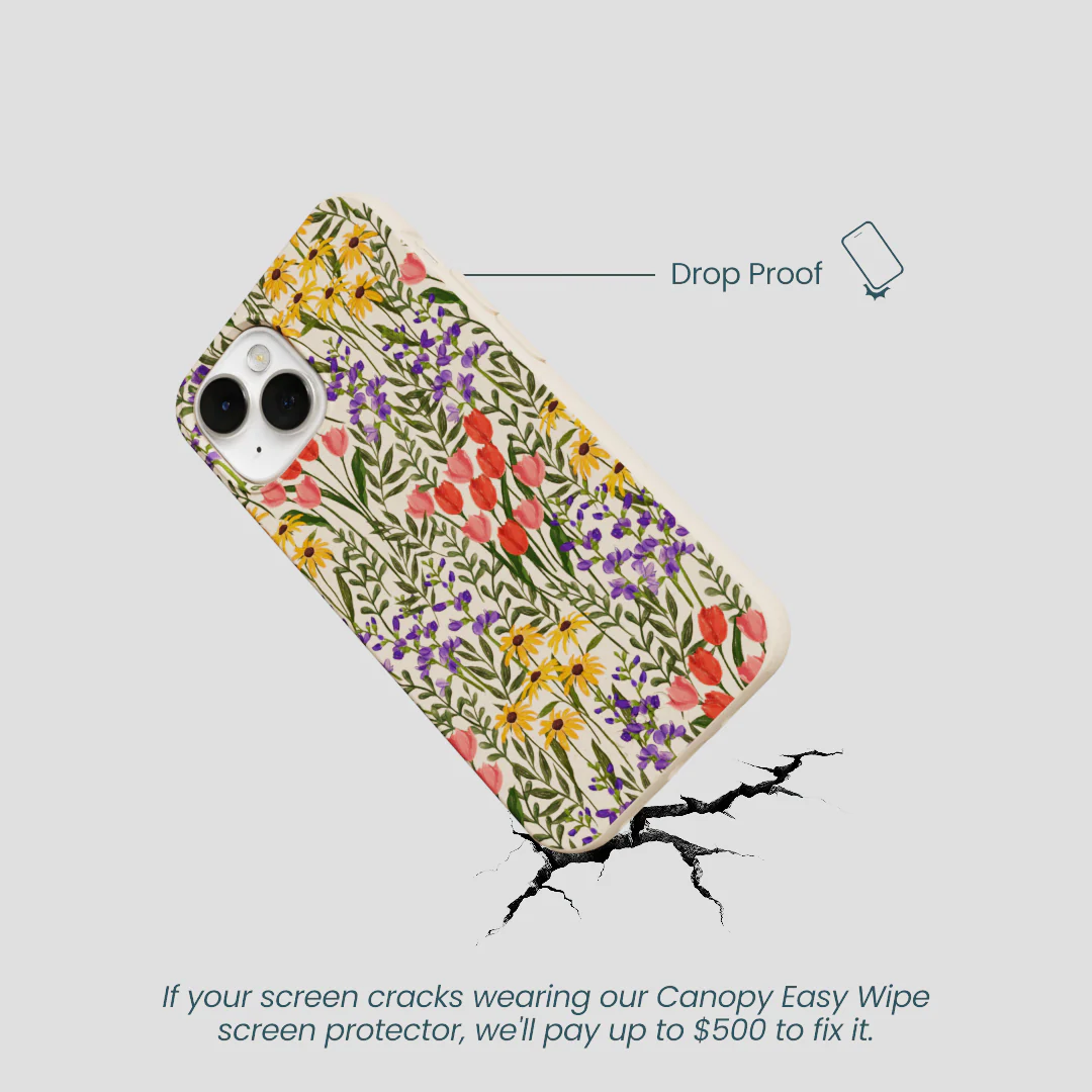 Seashell Flower Field iPhone 13 Mini Case - Image 5