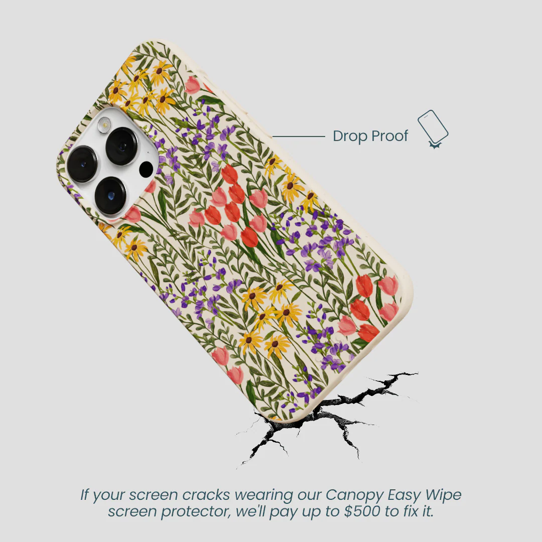 Seashell Flower Field iPhone 13 Pro Max Case - Image 5
