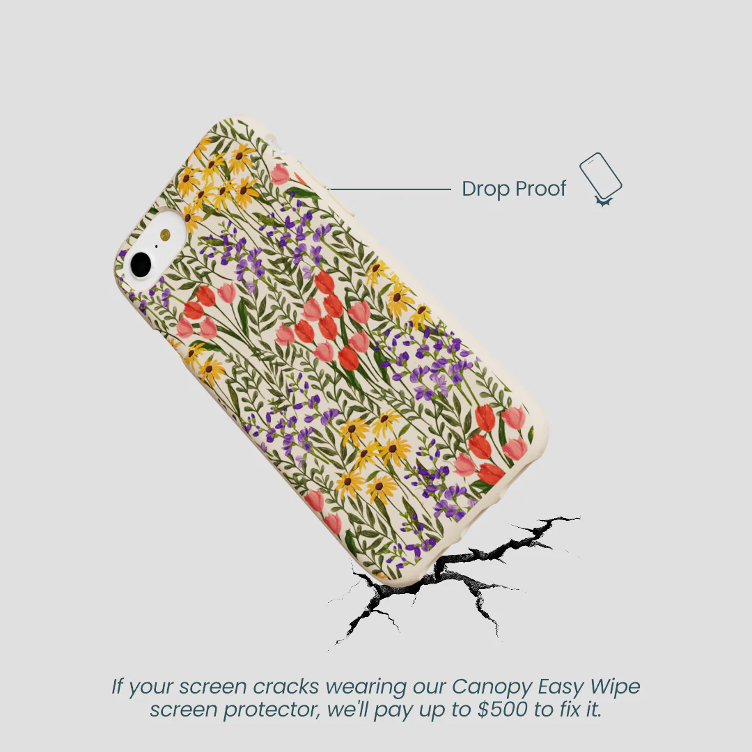 Seashell Flower Field iPhone 6/6s/7/8/SE Case - Image 5