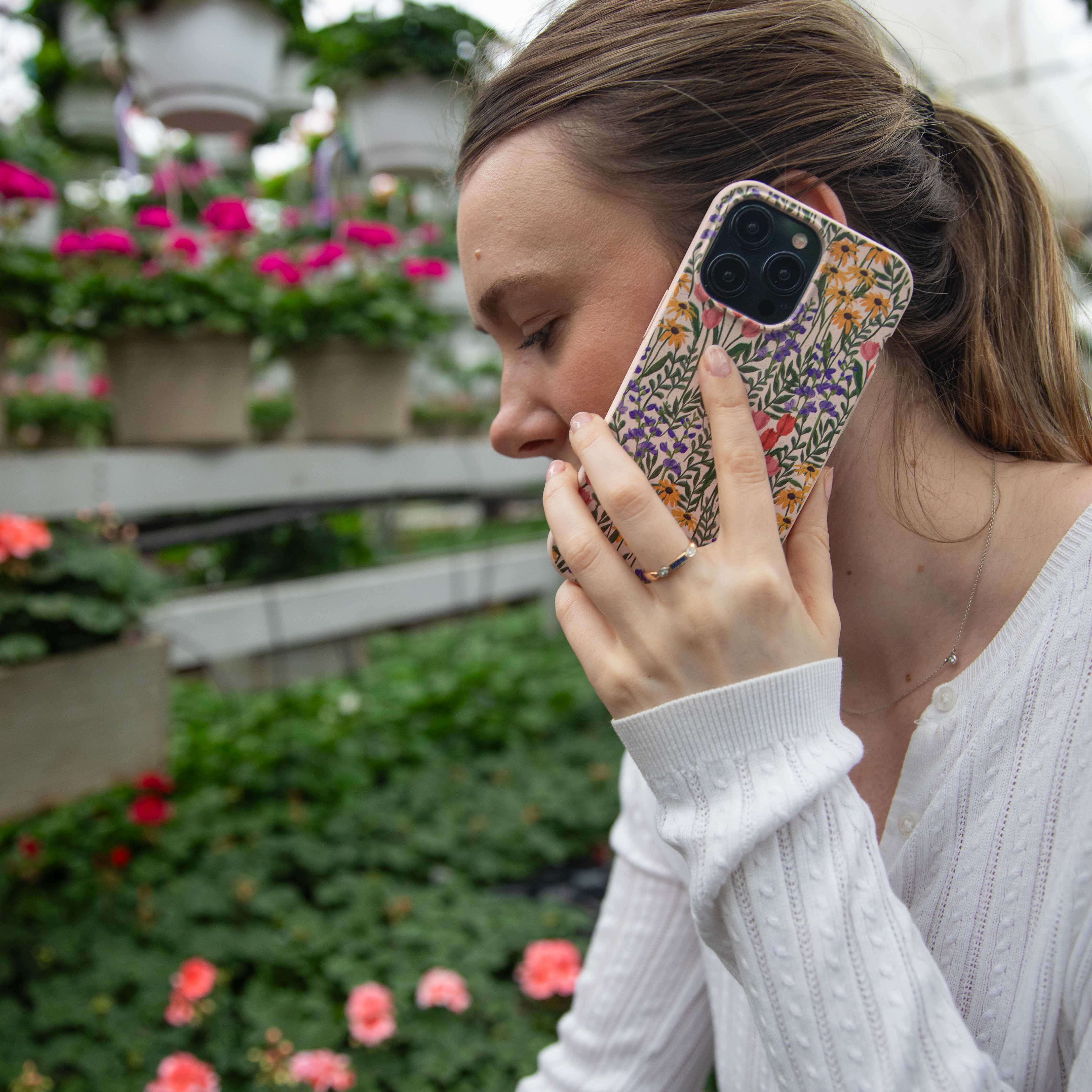 Seashell Flower Field iPhone Air Case - Image 10