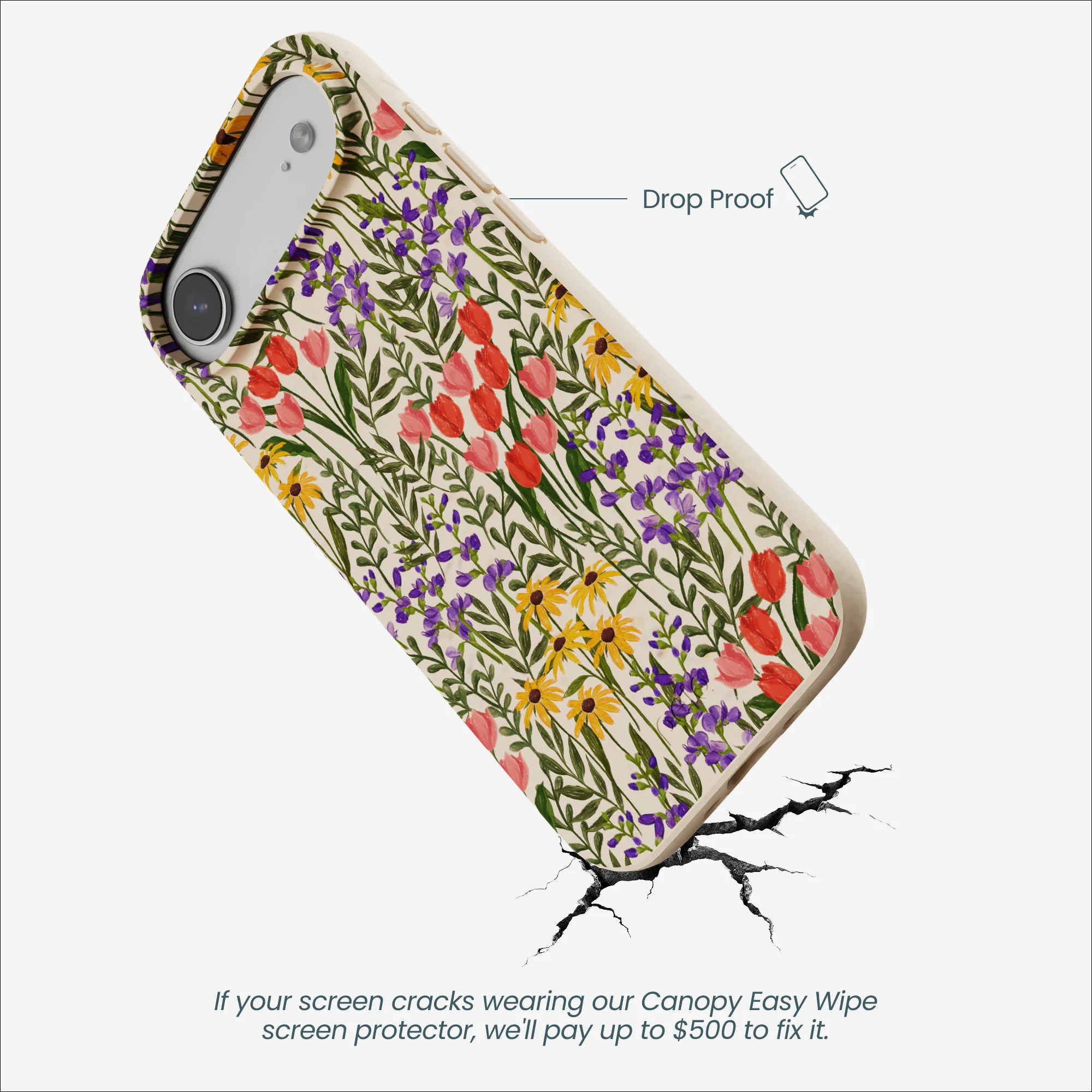 Seashell Flower Field iPhone Air Case - Image 5