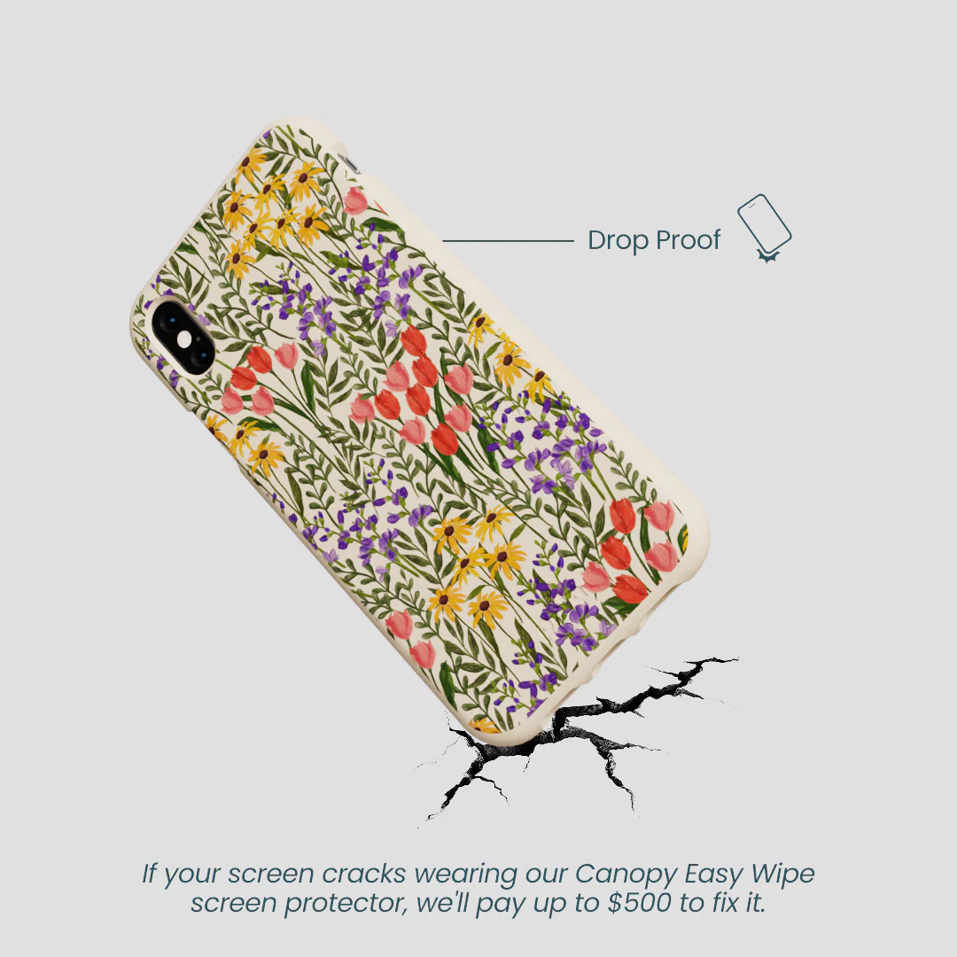 Seashell Flower Field iPhone XR Case - Image 5