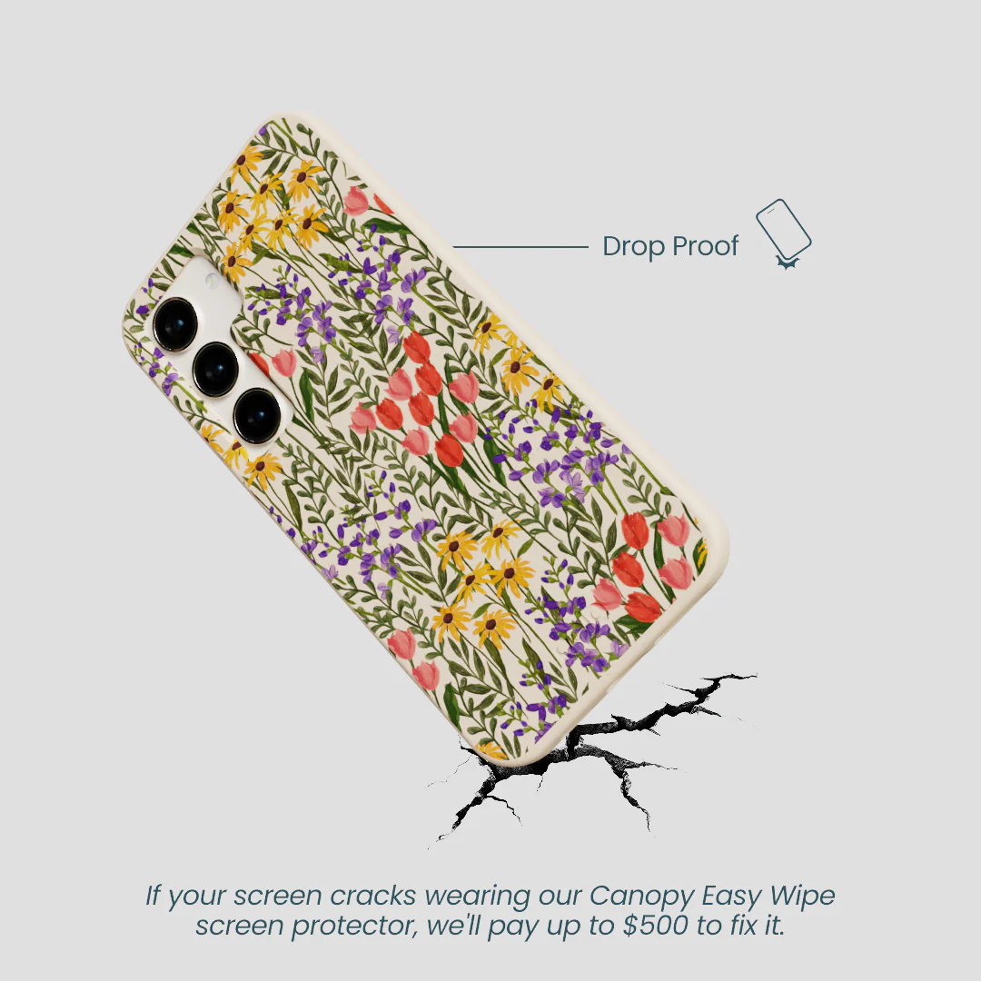 Seashell Flower Field Samsung Galaxy S23 Case - Image 5