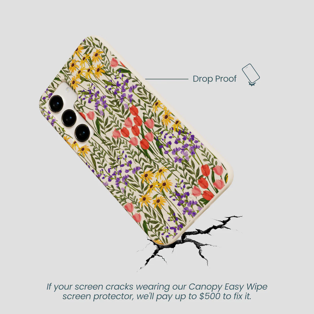 Seashell Flower Field Samsung Galaxy S24 Case - Image 5