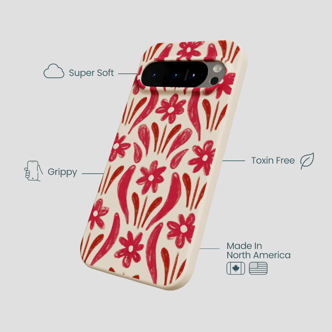 Seashell Flower Stack Google Pixel 9/9 Pro Case - Image 4
