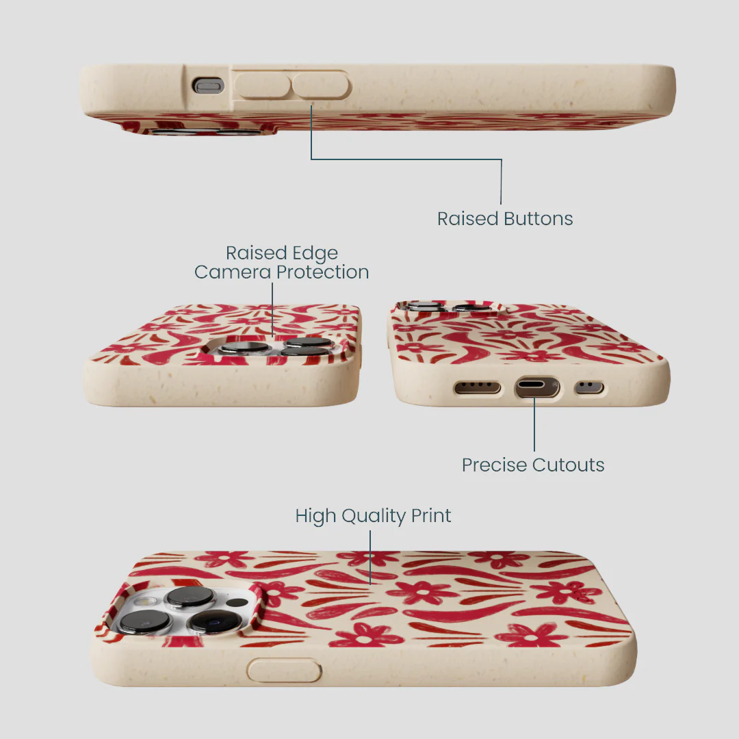 Seashell Flower Stack iPhone 13 Pro Max Case - Image 3