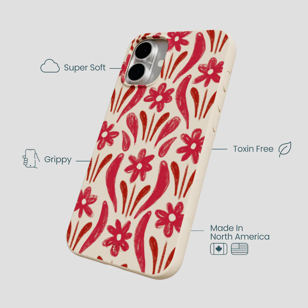 Seashell Flower Stack iPhone 16 Plus Case - Image 4